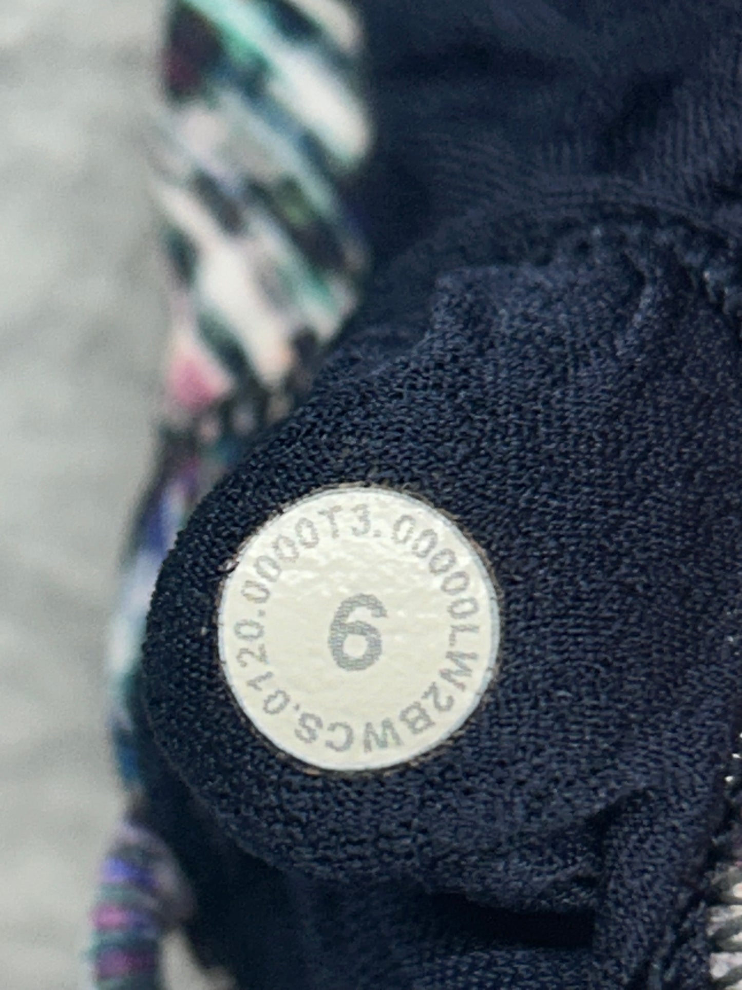 Lululemon Free To Be Bra Wild High Neck Light Support, A/B Cup (Online Only) Size 6 Digital Oasis Alpine White Multi
