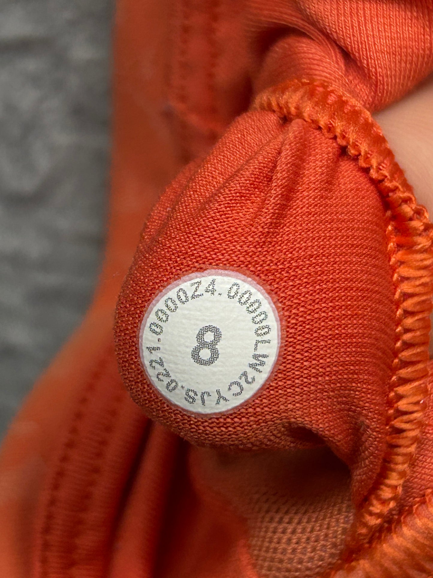 Lululemon Wunder Train Long-Line Bra Medium Support, C/D Cups Size 8 Crunch Warm Coral