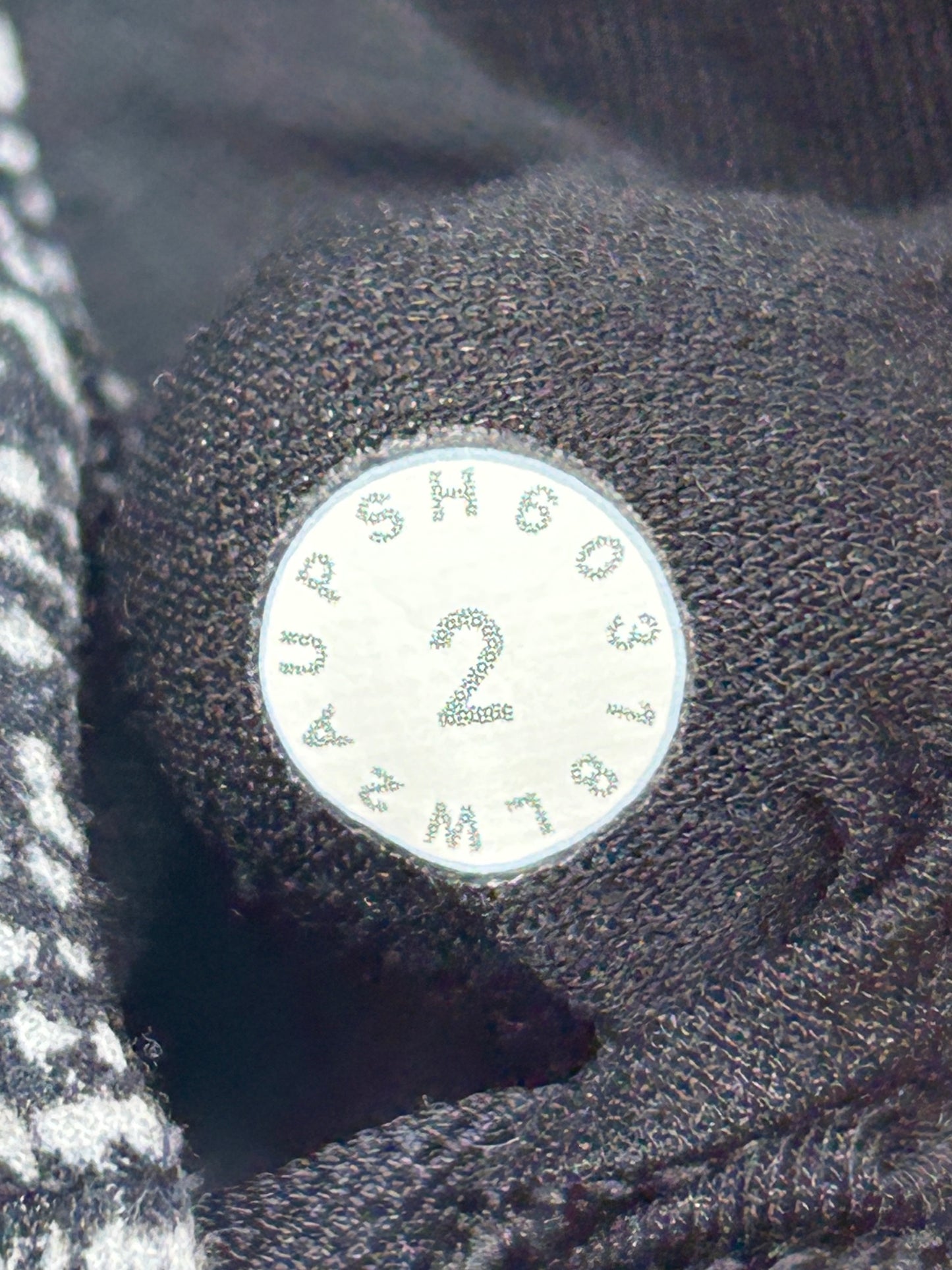 Lululemon Flow Y Bra Nulu Size 2 Twillines Ice Grey Black