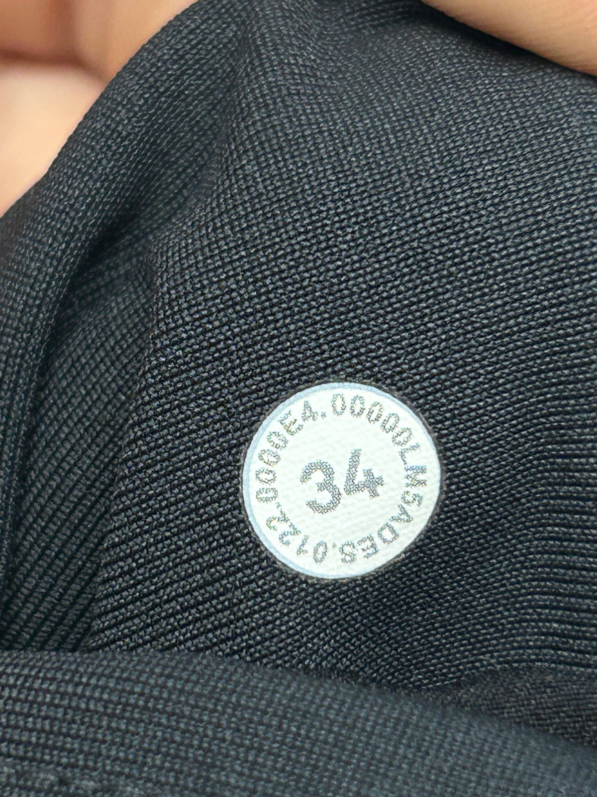 Lululemon ABC Classic-Fit 5 Pocket Pant 32"L Warpstreme Size 34 Obsidian