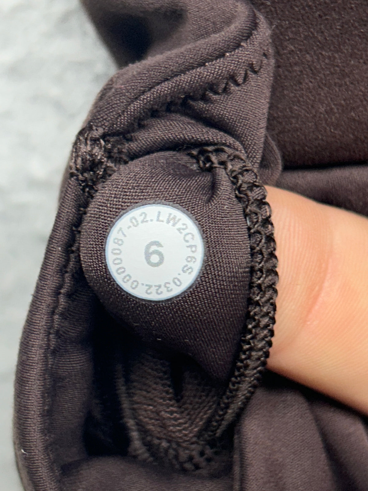 Lululemon In Alignment Straight-Strap Bra Light Support, C/D Cup Size 6 French Press