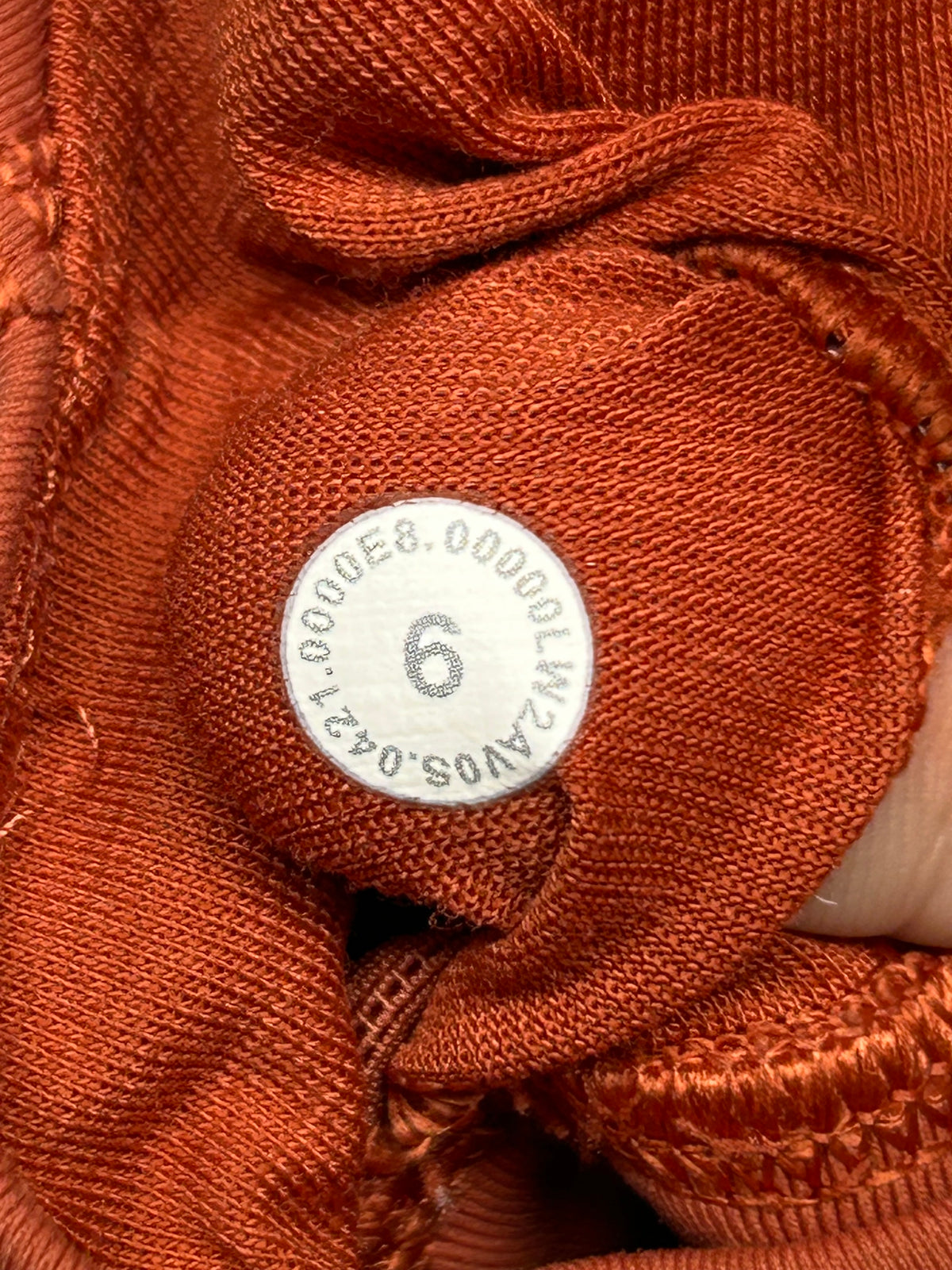 Lululemon Energy Longline Bra Medium Support, B–D Cups Size 6 Canyon Orange