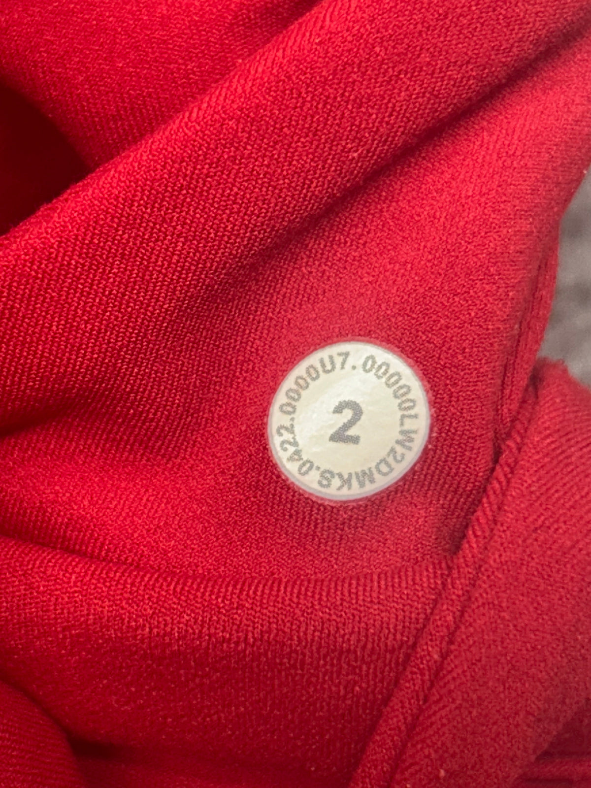 Lululemon New Year Align Bra Size 2 Dark Red / Dark Red