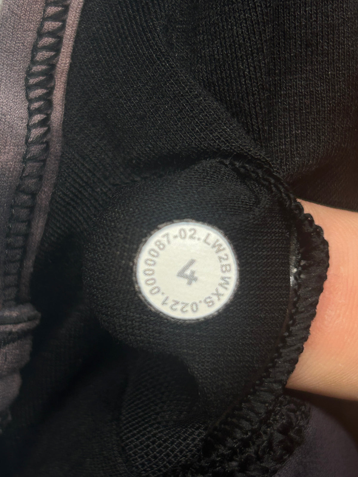 Lululemon Flow Y Bra Nulu Size 4 Diamond Dye Graphite Grey Pink Pastel