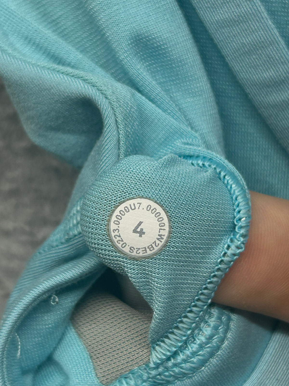 Lululemon Energy Longline Bra Size 4 Cyan Blue