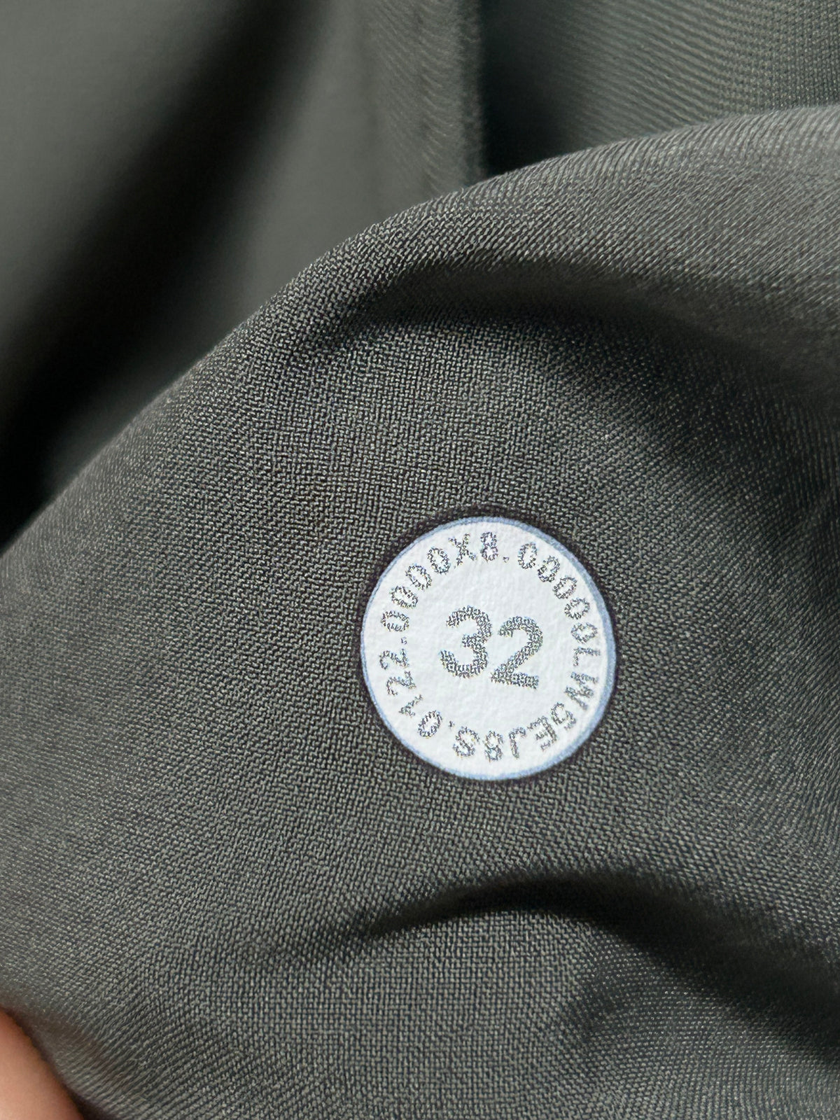 Lululemon City Sleek Slim-Fit 5 Pocket High-Rise Pant Size 32 Grey Sage