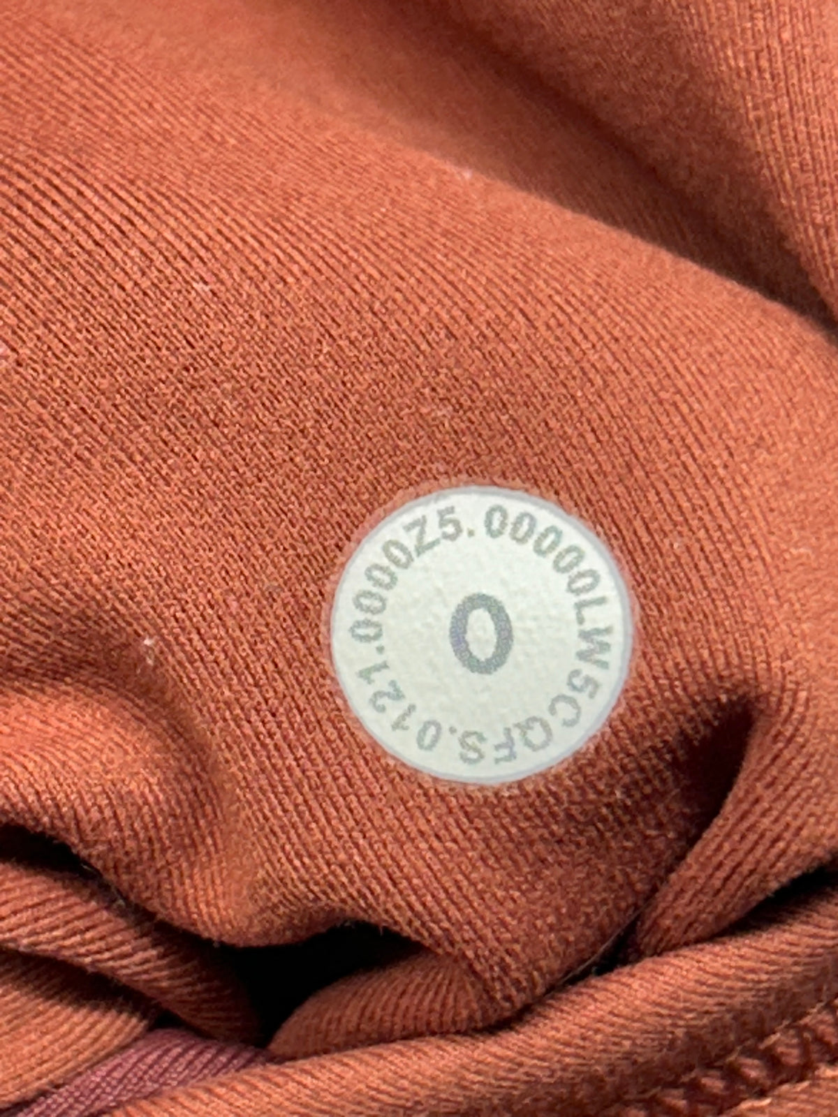 Lululemon Invigorate High-Rise Tight 25" Size 0 Dark Terracotta