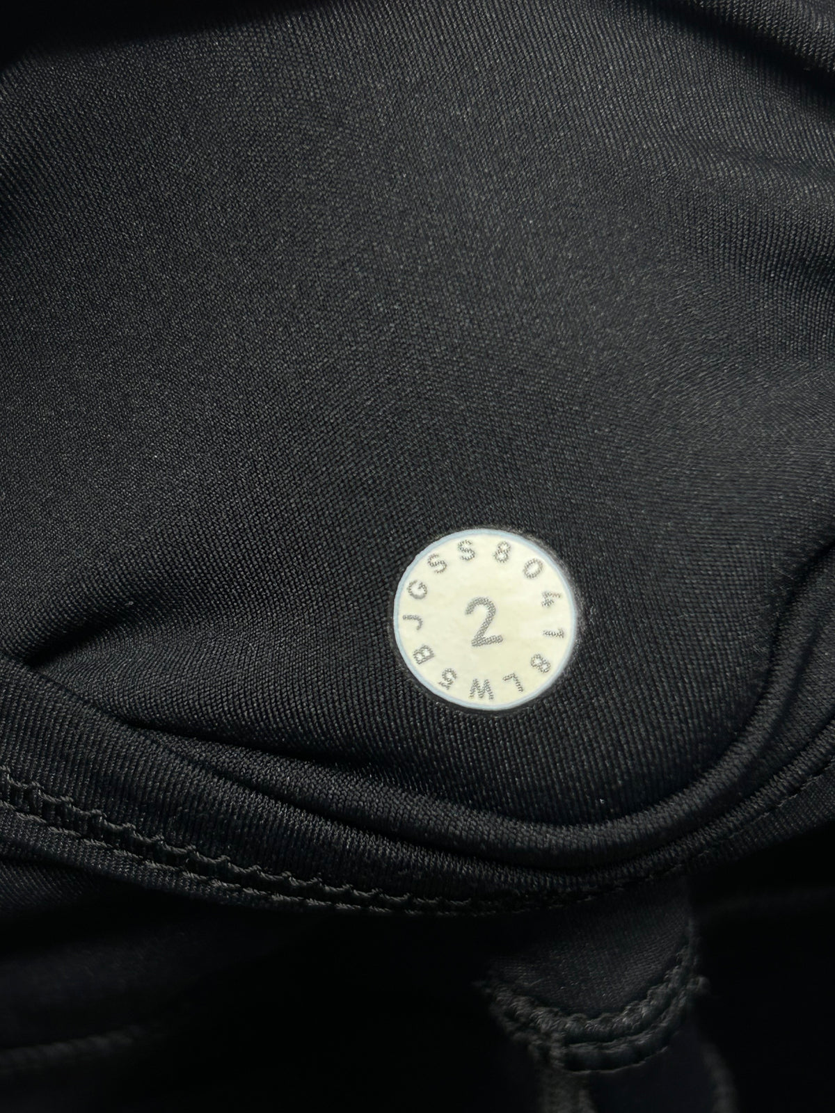 Lululemon Fast & Free 7/8 Tight II Nulux 25" Size 2 Black