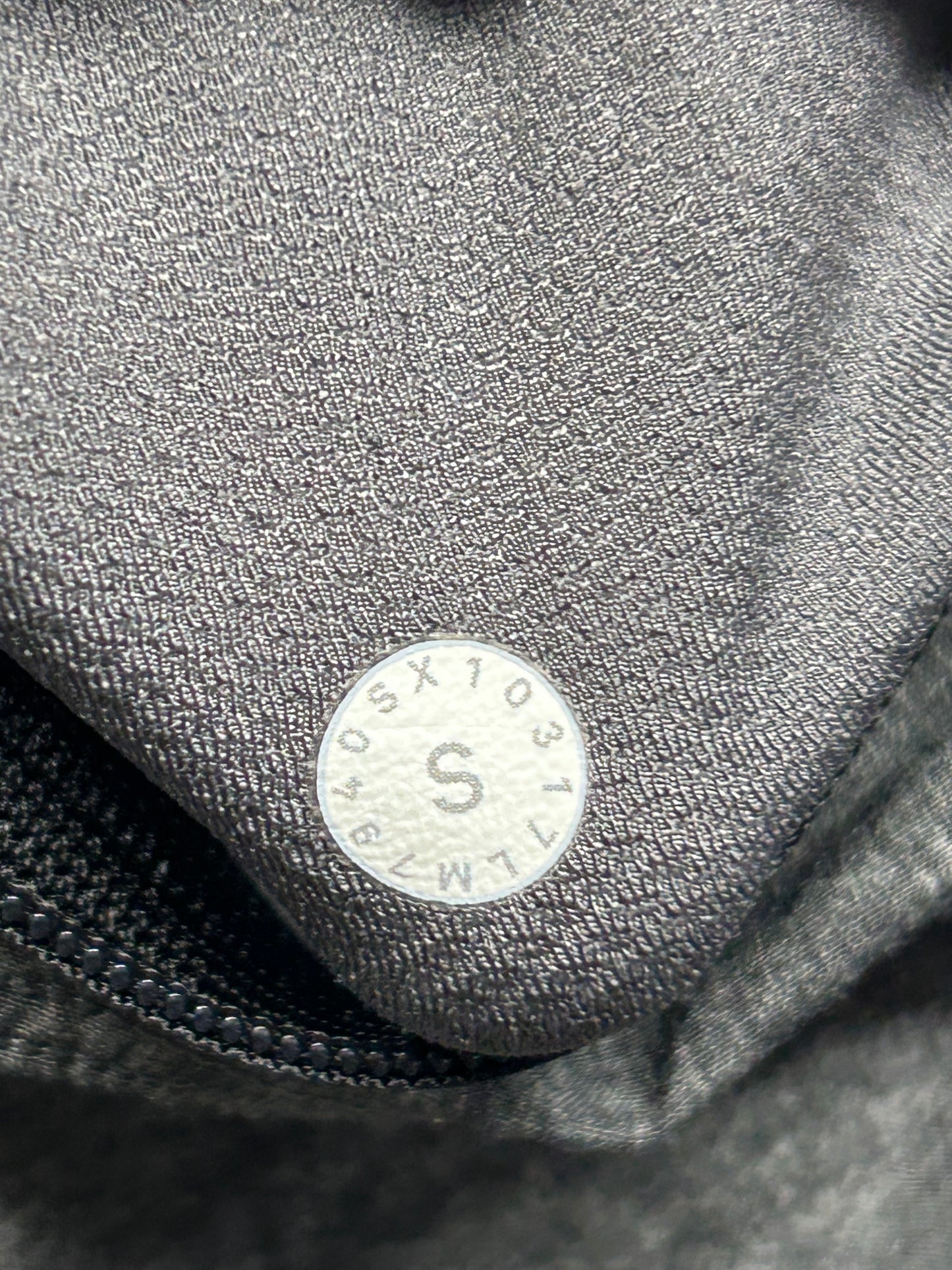 Lululemon Surge Short Linerless 7" Size Small Heathered Texture Printed Gray Deep Coal