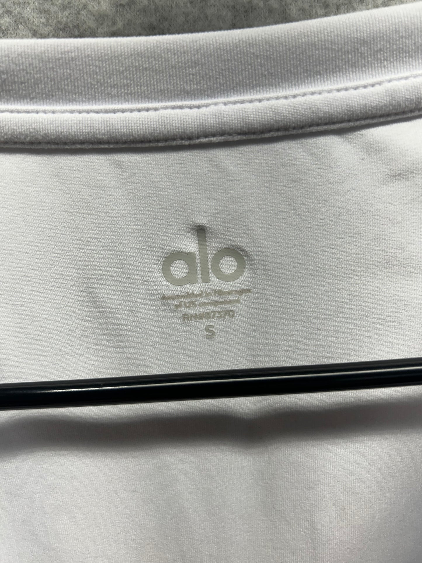 Alo Conquer Reform Crewneck Long Sleeve Mens Size Small White
