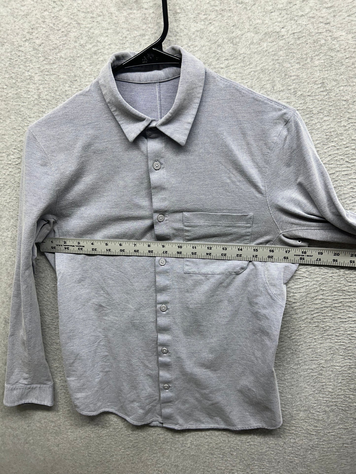 Lululemon Commission Long Sleeve Shirt Size Small Harbor Blue