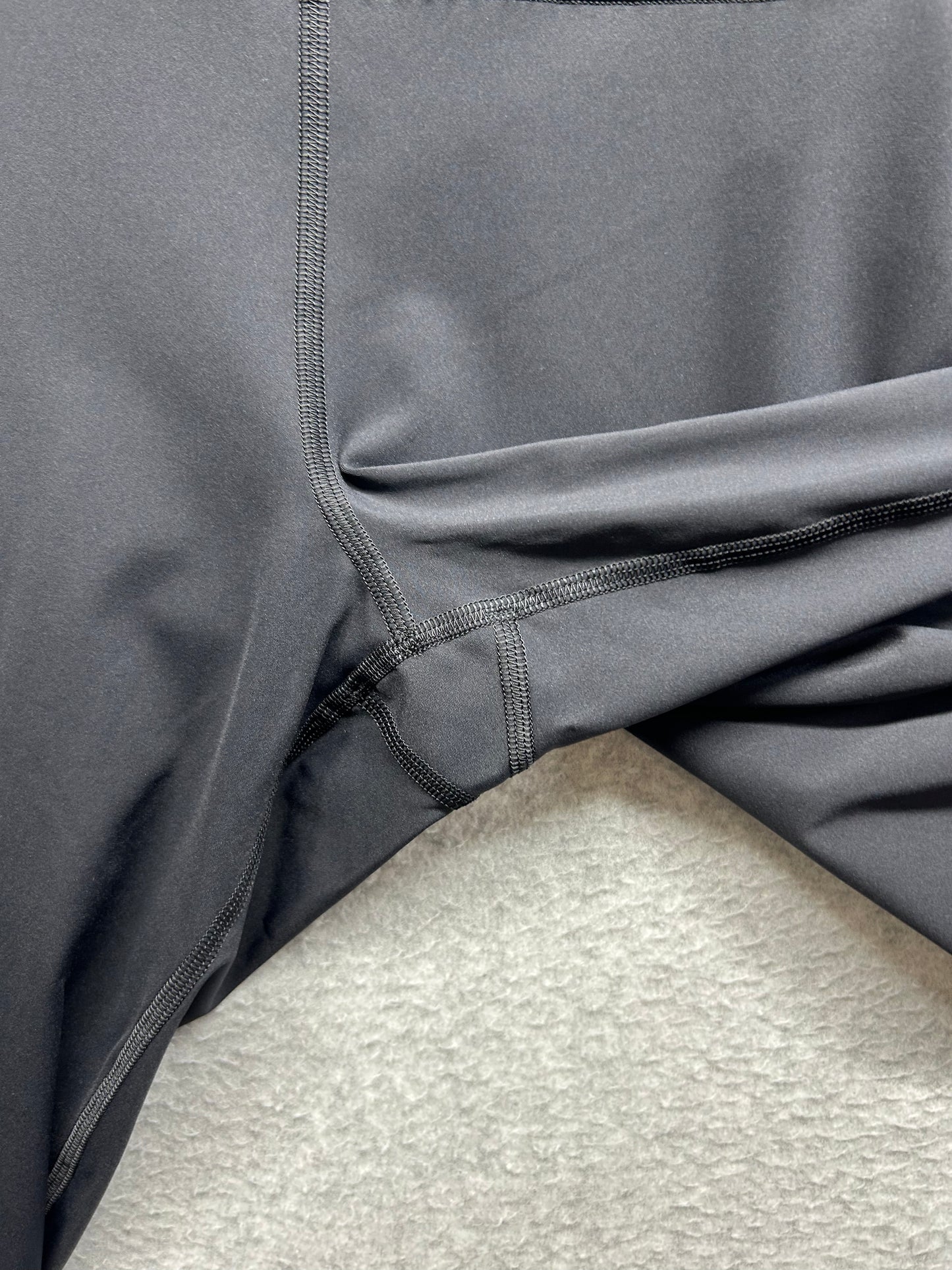 Lululemon Fast & Free 7/8 Tight II Nulux 23" Size 18 Black