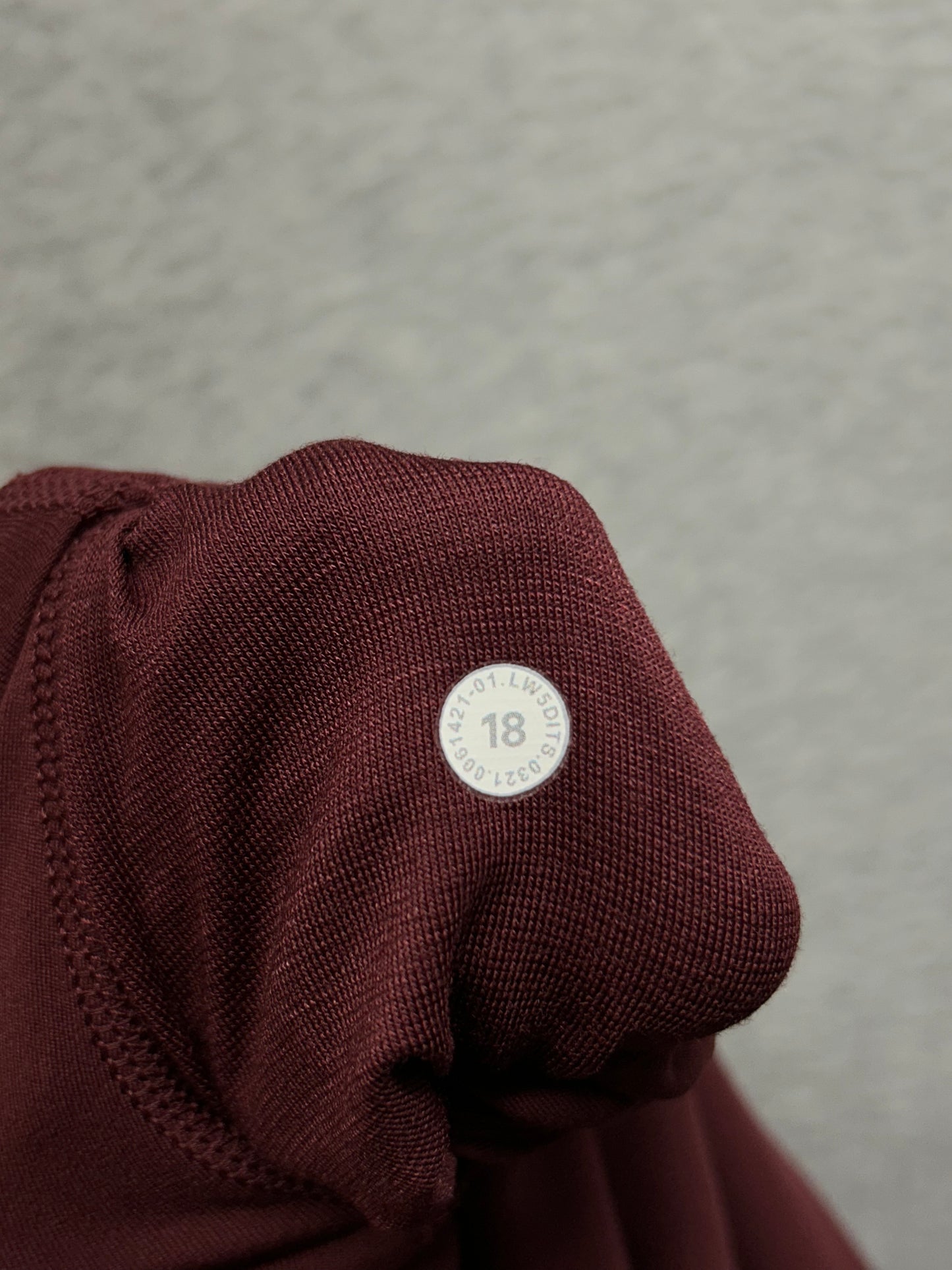 Lululemon Align High-Rise Pant 28" Size 18 Mulled Wine