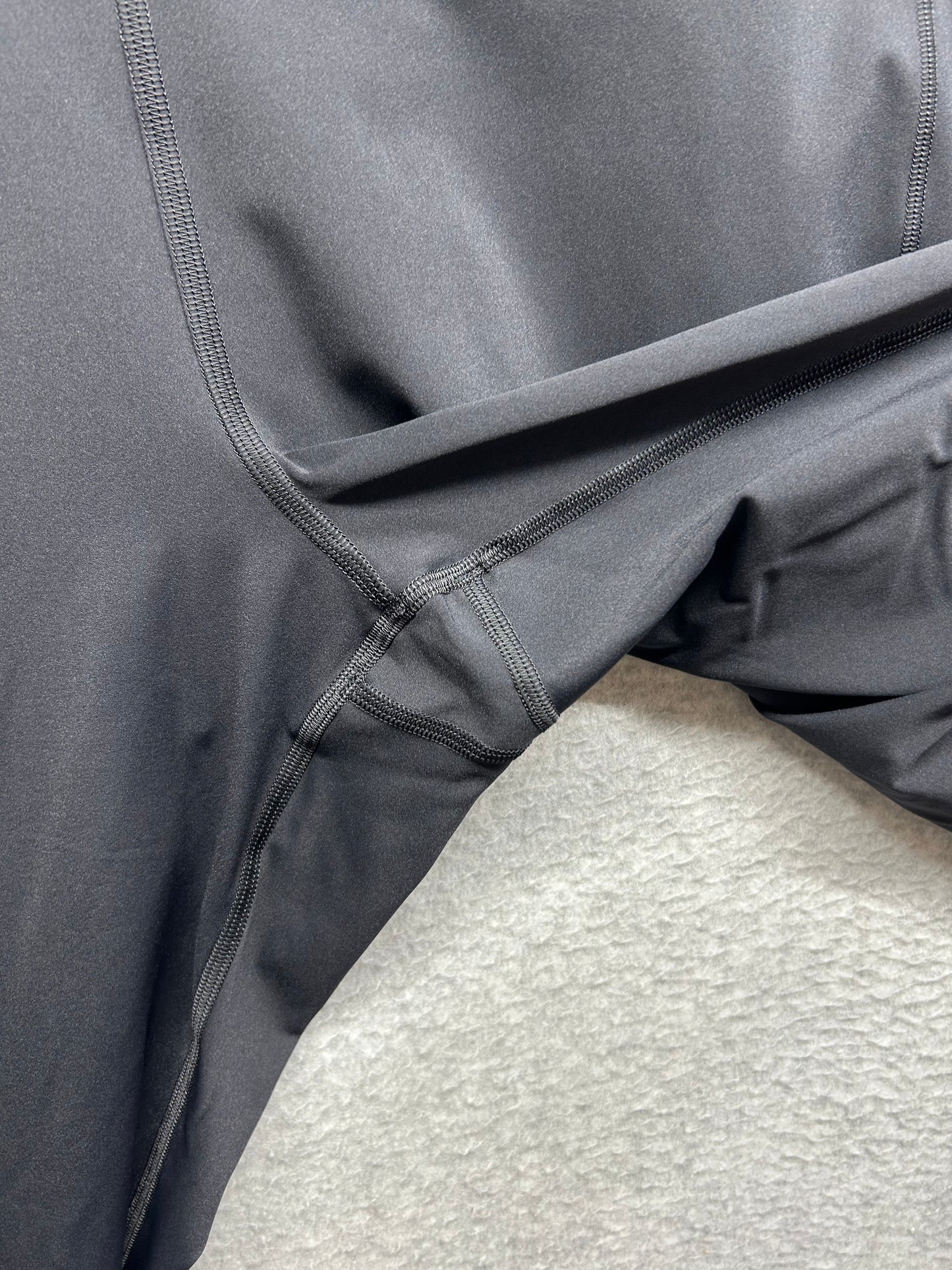 Lululemon Fast & Free 7/8 Tight II Nulux 23" Size 18 Black