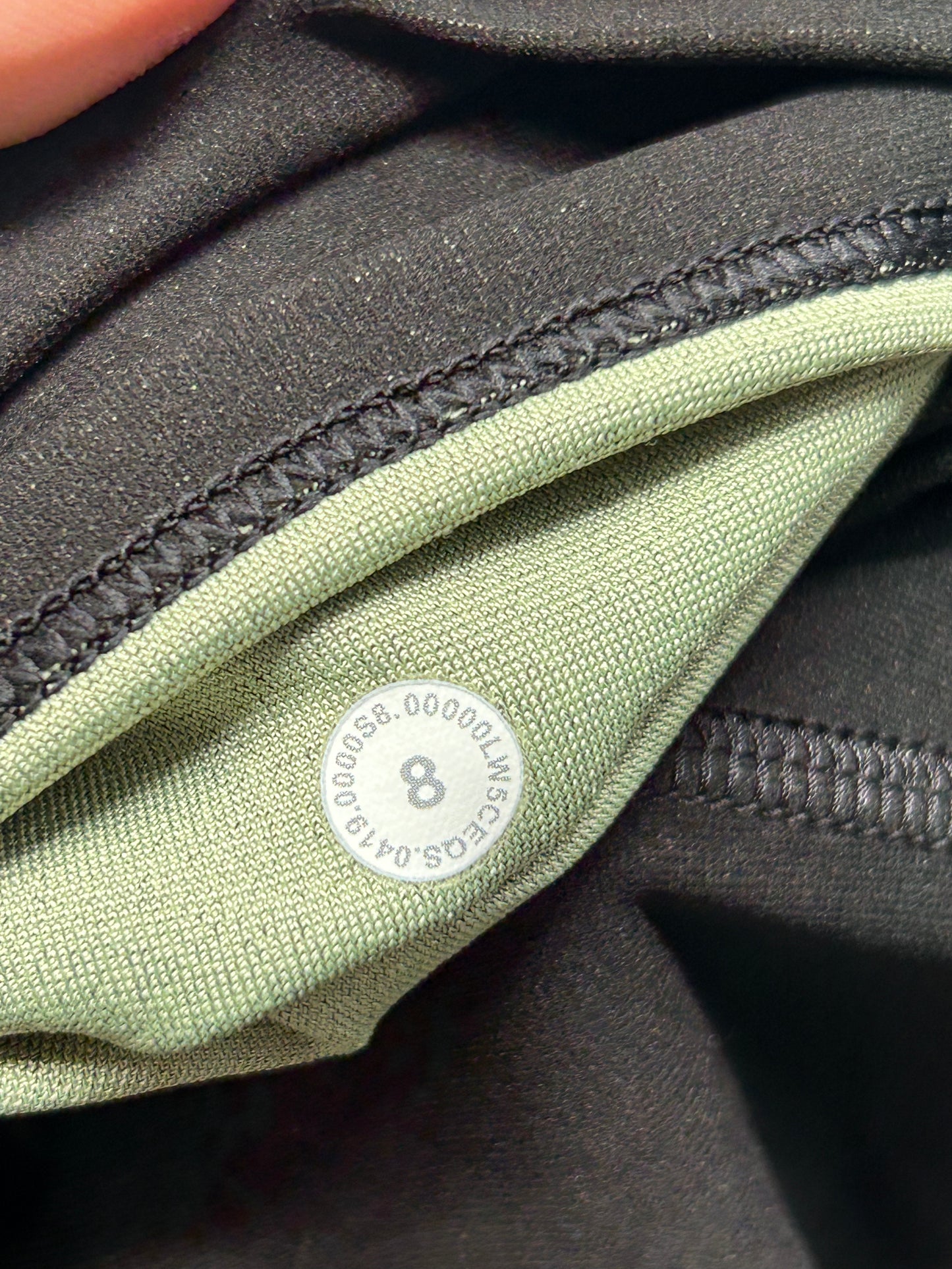 Lululemon Mapped Out High-Rise Tight 28" Size 8 Black|Glacier Grey