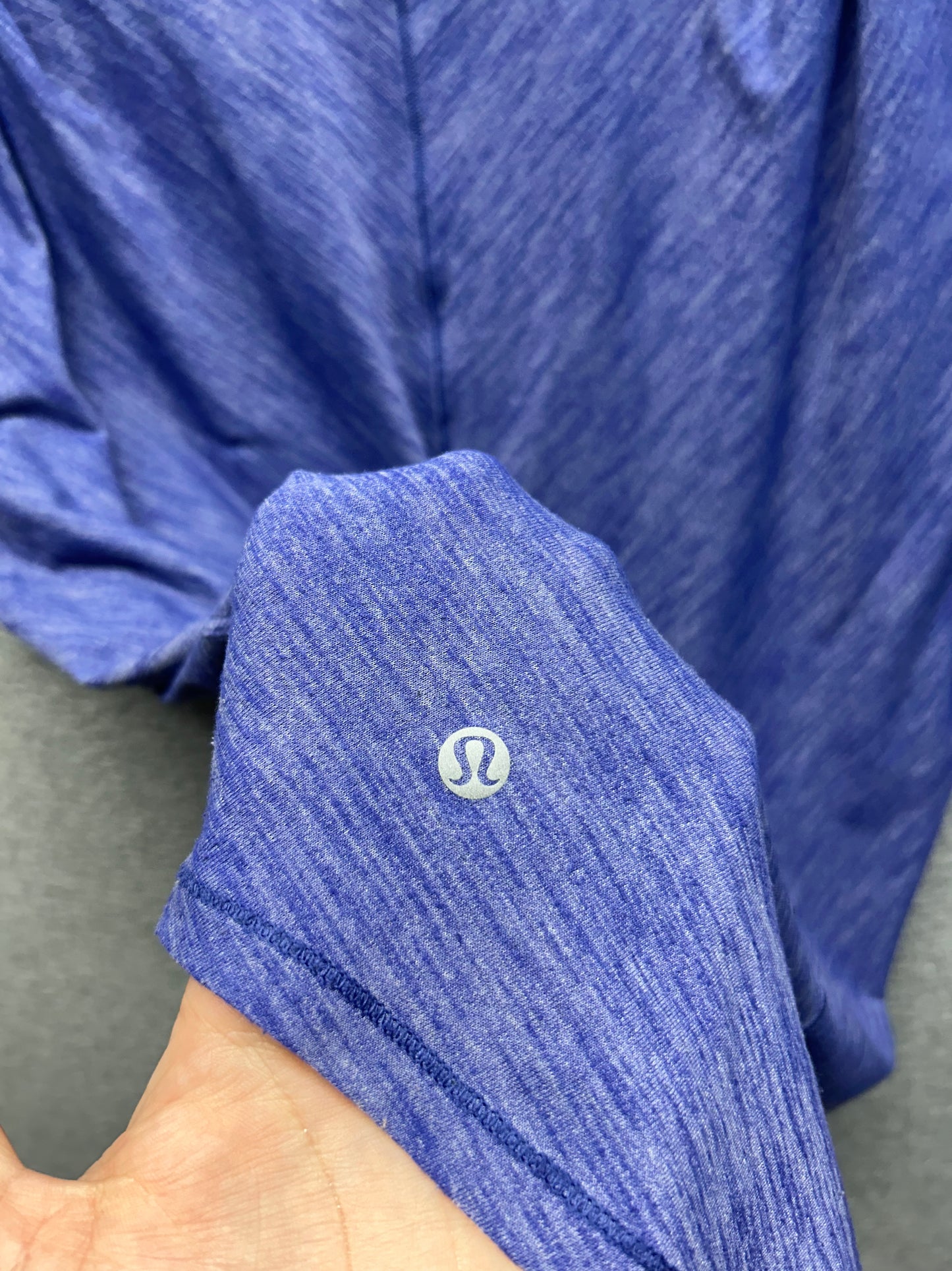 Lululemon Meant To Move Tee Size 10 Heathered Stony Grape