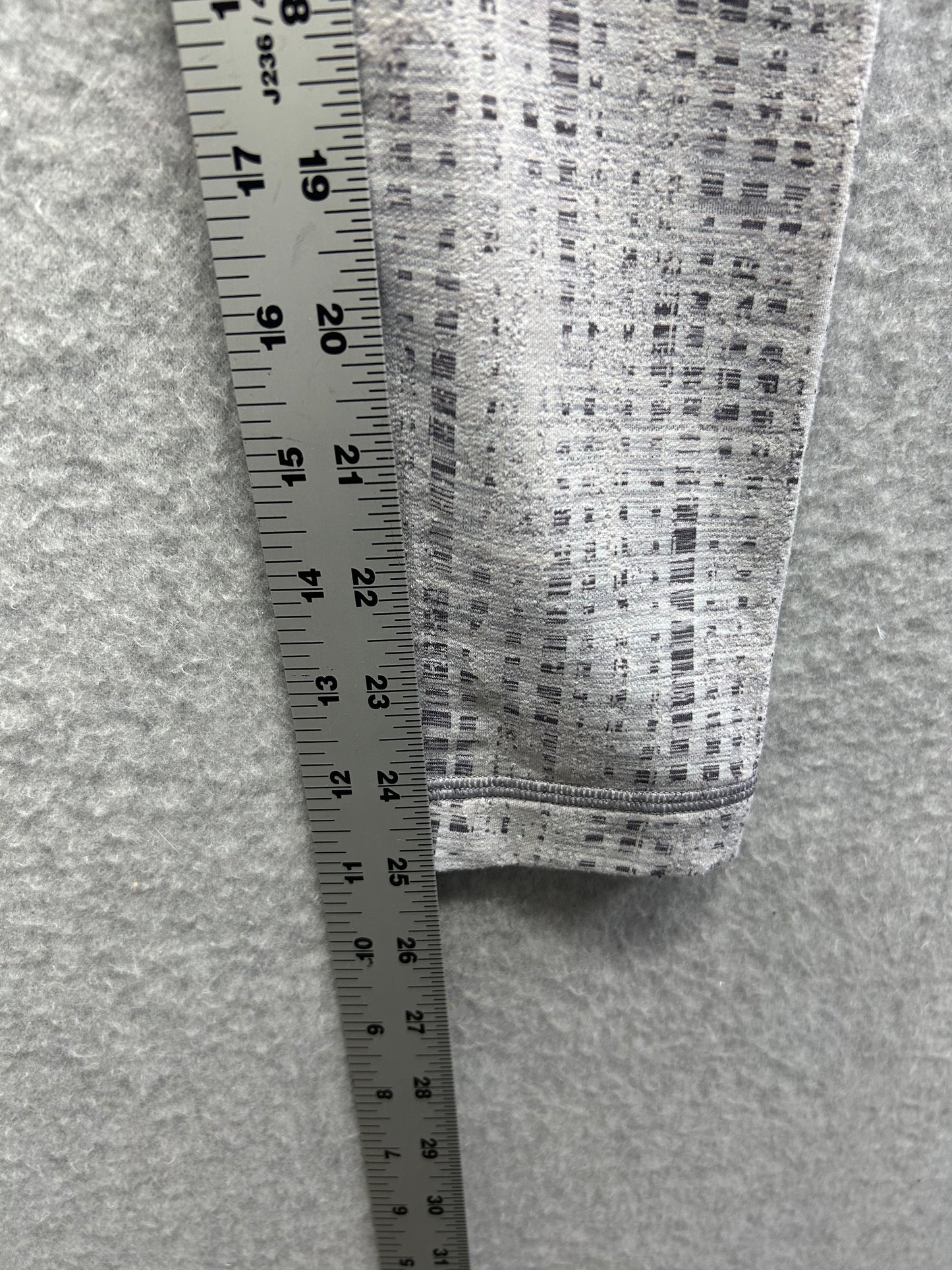 Lululemon Wunder Under High-Rise Tight 25" Luxtreme Size 2 Action Jacqaurd Black Pitch Grey