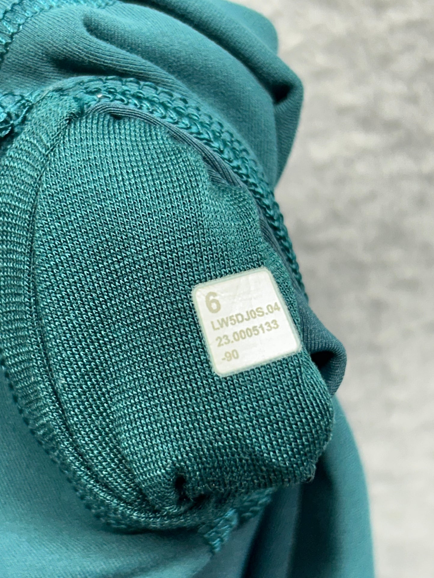 Lululemon Wunder Train High-Rise Tight 28" Size 6 Storm Teal (Square Dot)