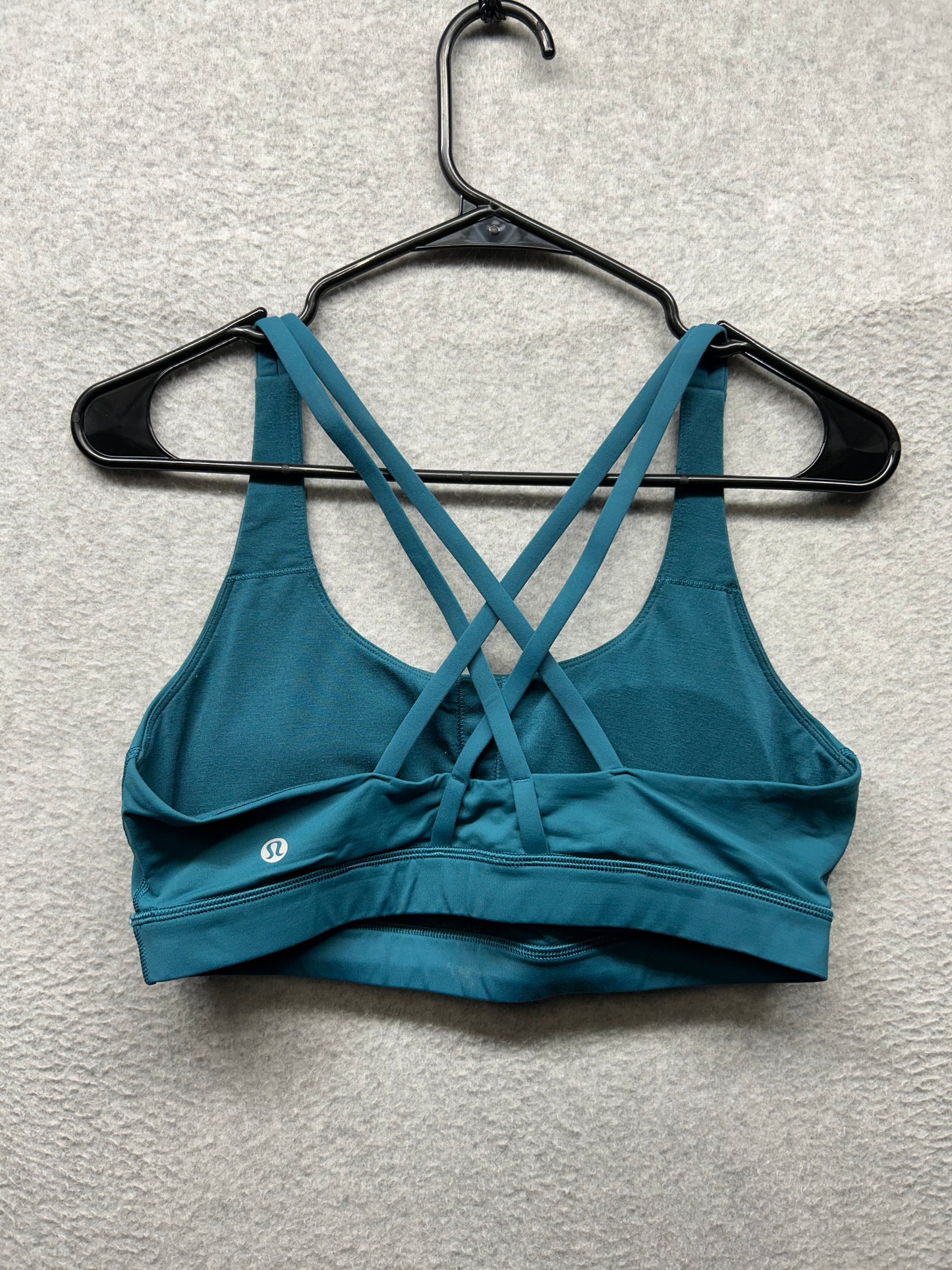 Lululemon Energy Bra Bermuda Teal Size 10