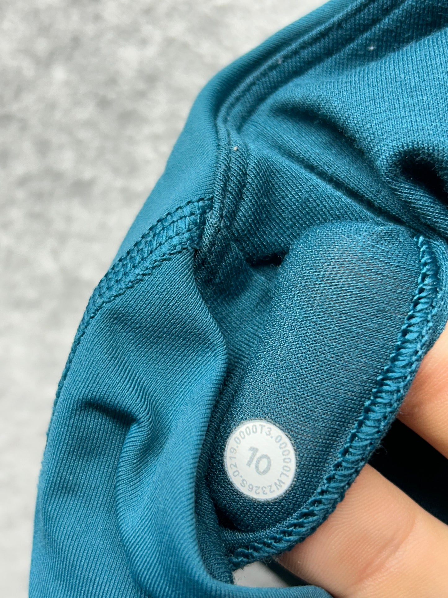Lululemon Energy Bra Bermuda Teal Size 10