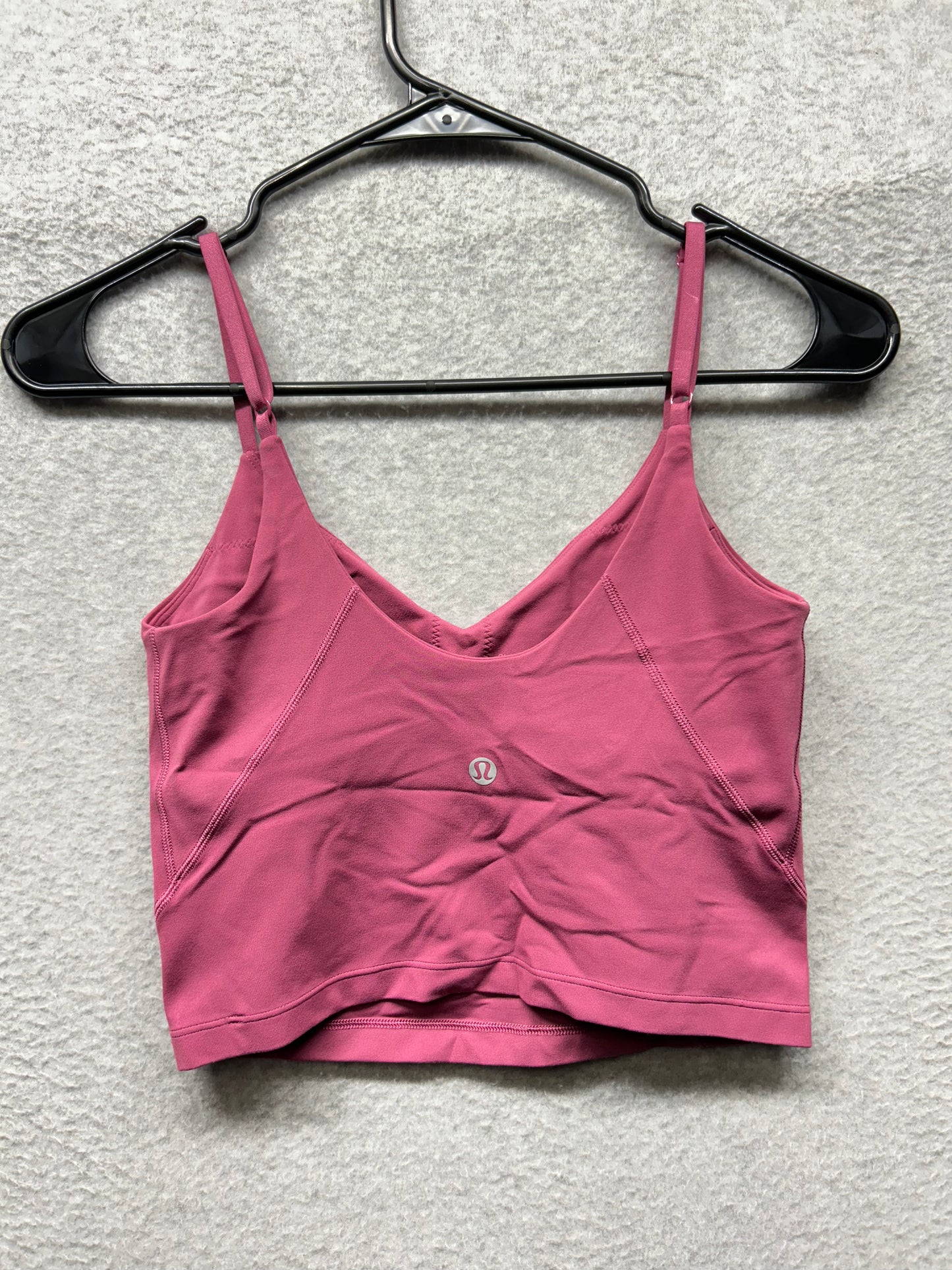 Lululemon Align Cropped Cami Tank Top Size 4 Washed Mauve