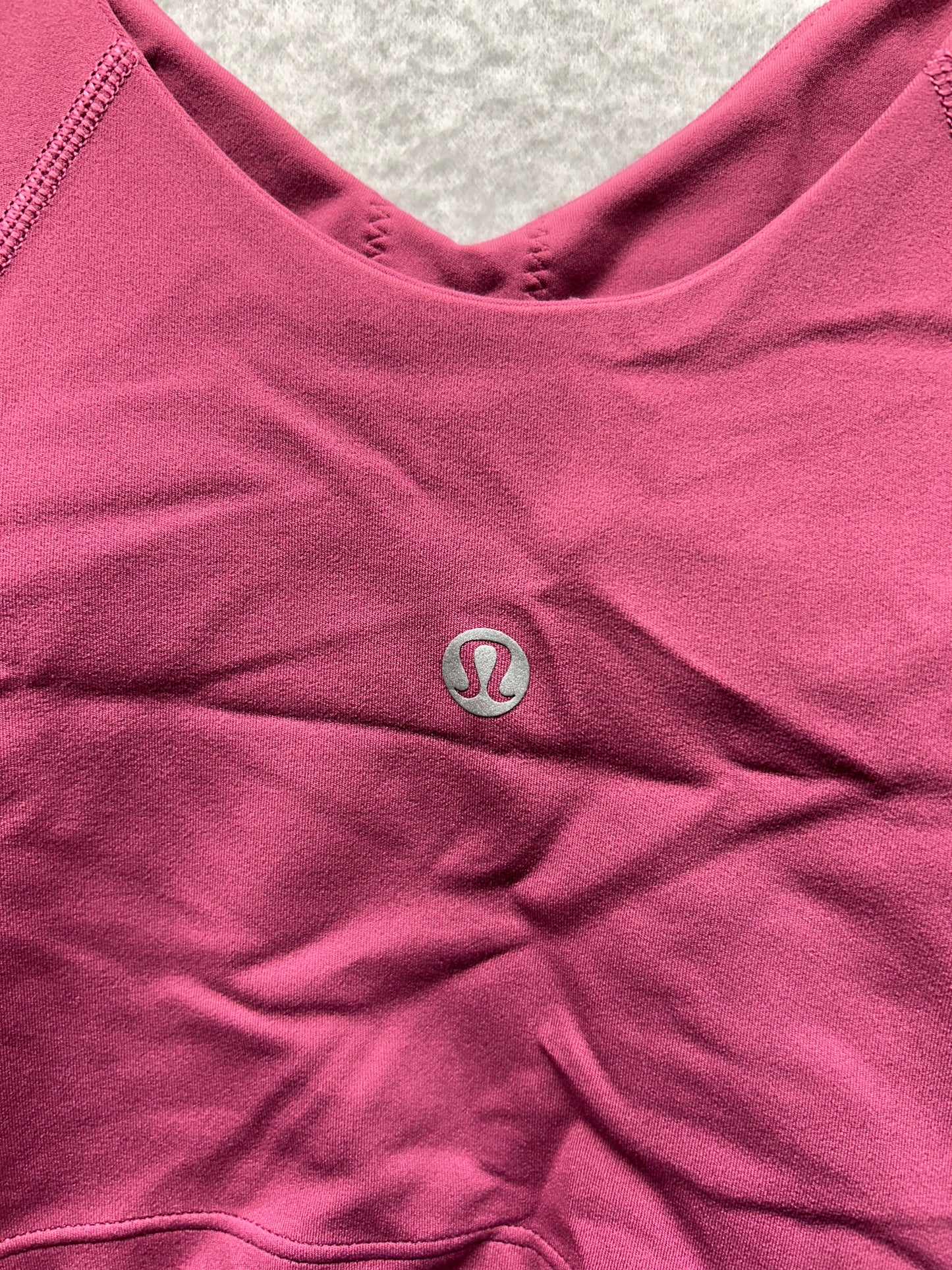 Lululemon Align Cropped Cami Tank Top Size 4 Washed Mauve