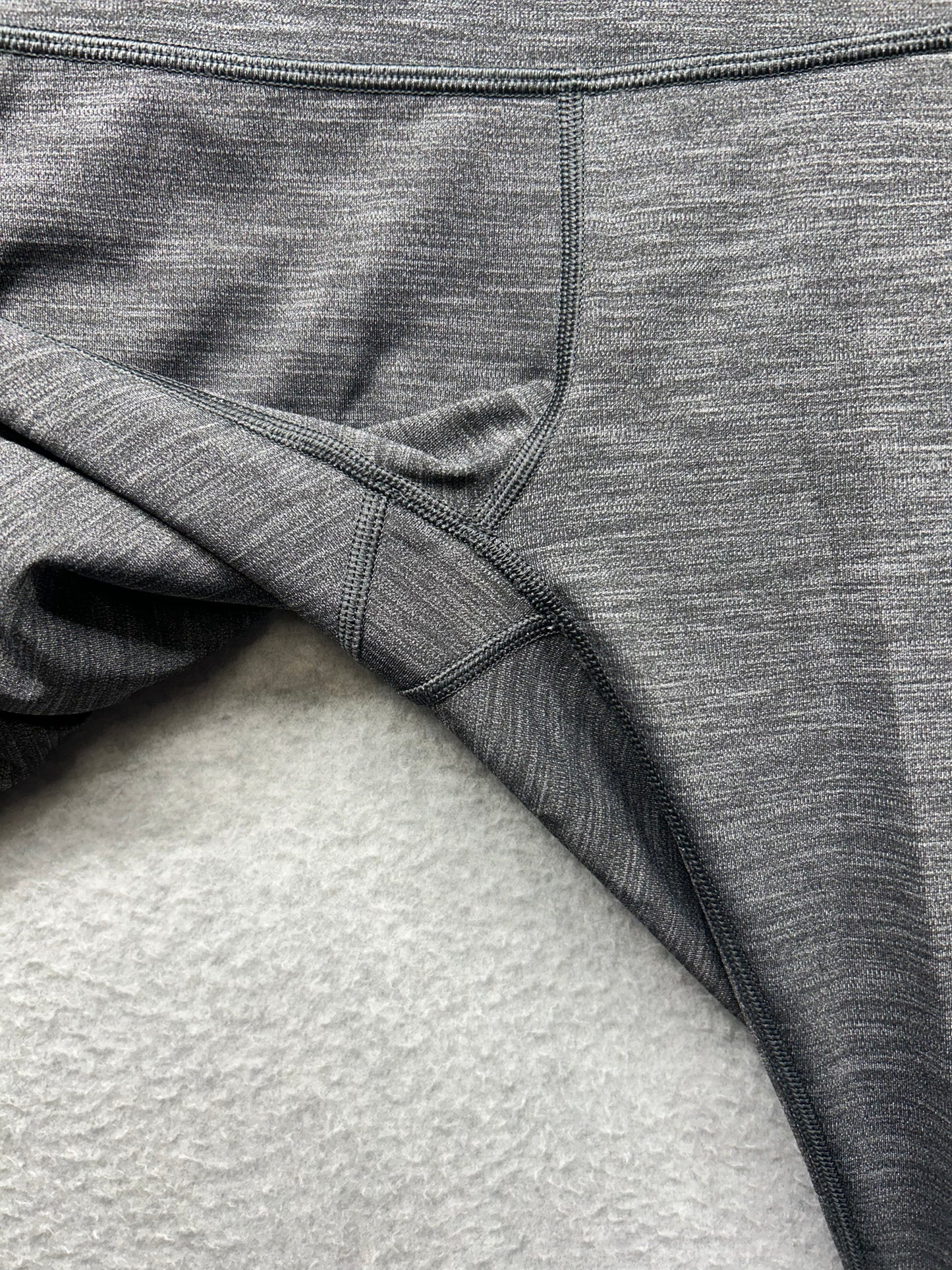 Lululemon Wunder Under Pant 28" (Hi-Rise) Size 6 Heathered Black