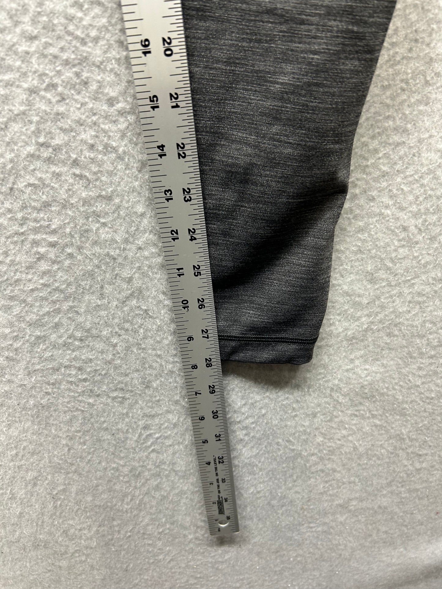 Lululemon Wunder Under Pant 28" (Hi-Rise) Size 6 Heathered Black