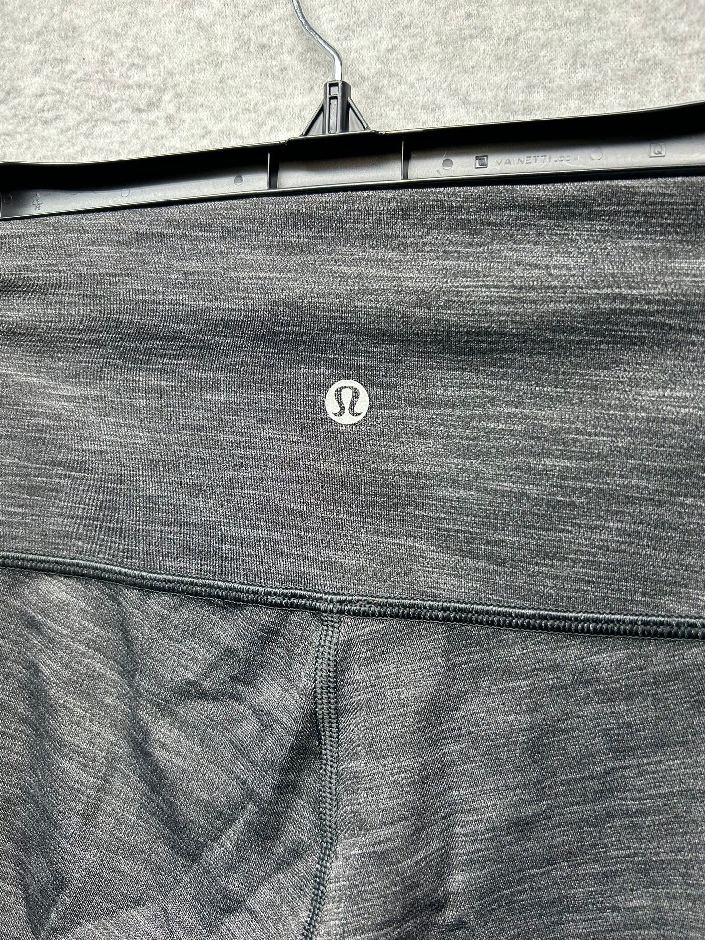 Lululemon Wunder Under Pant 28" (Hi-Rise) Size 6 Heathered Black