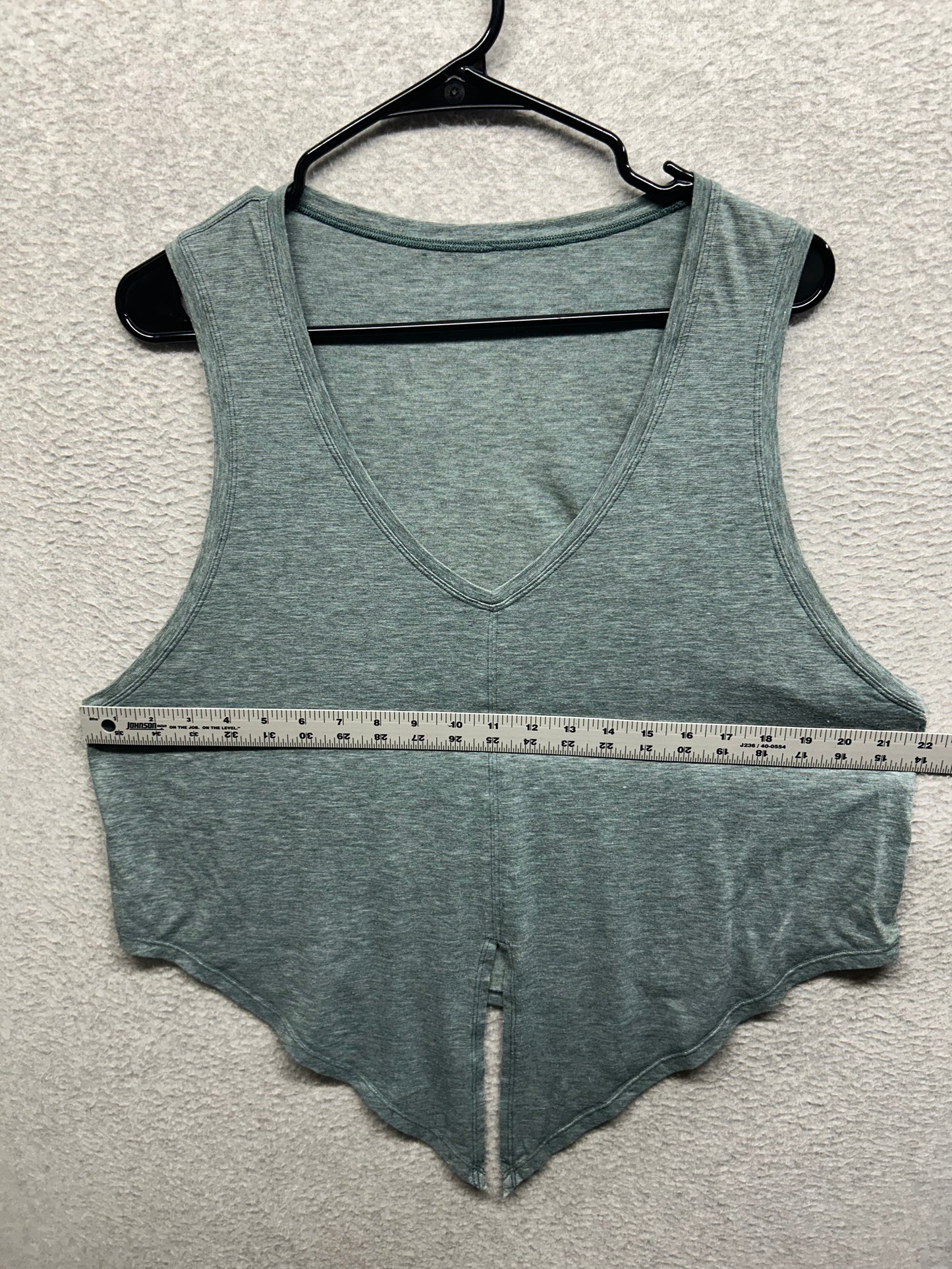 Lululemon Knot Gonna Fly Tank Size 14 Heathered Deep Cove