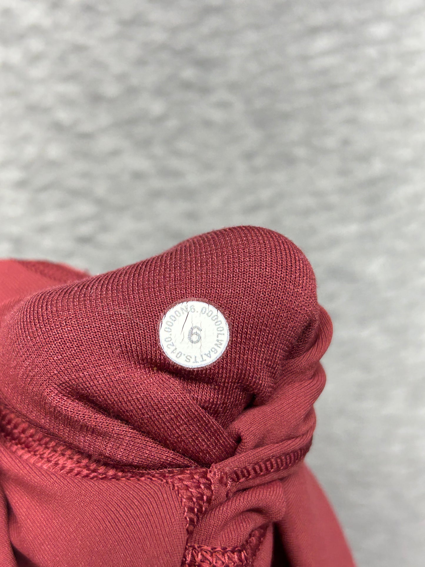 Lululemon Wunder Under Crop Full-On Luxtreme 21" Size 6 Chianti