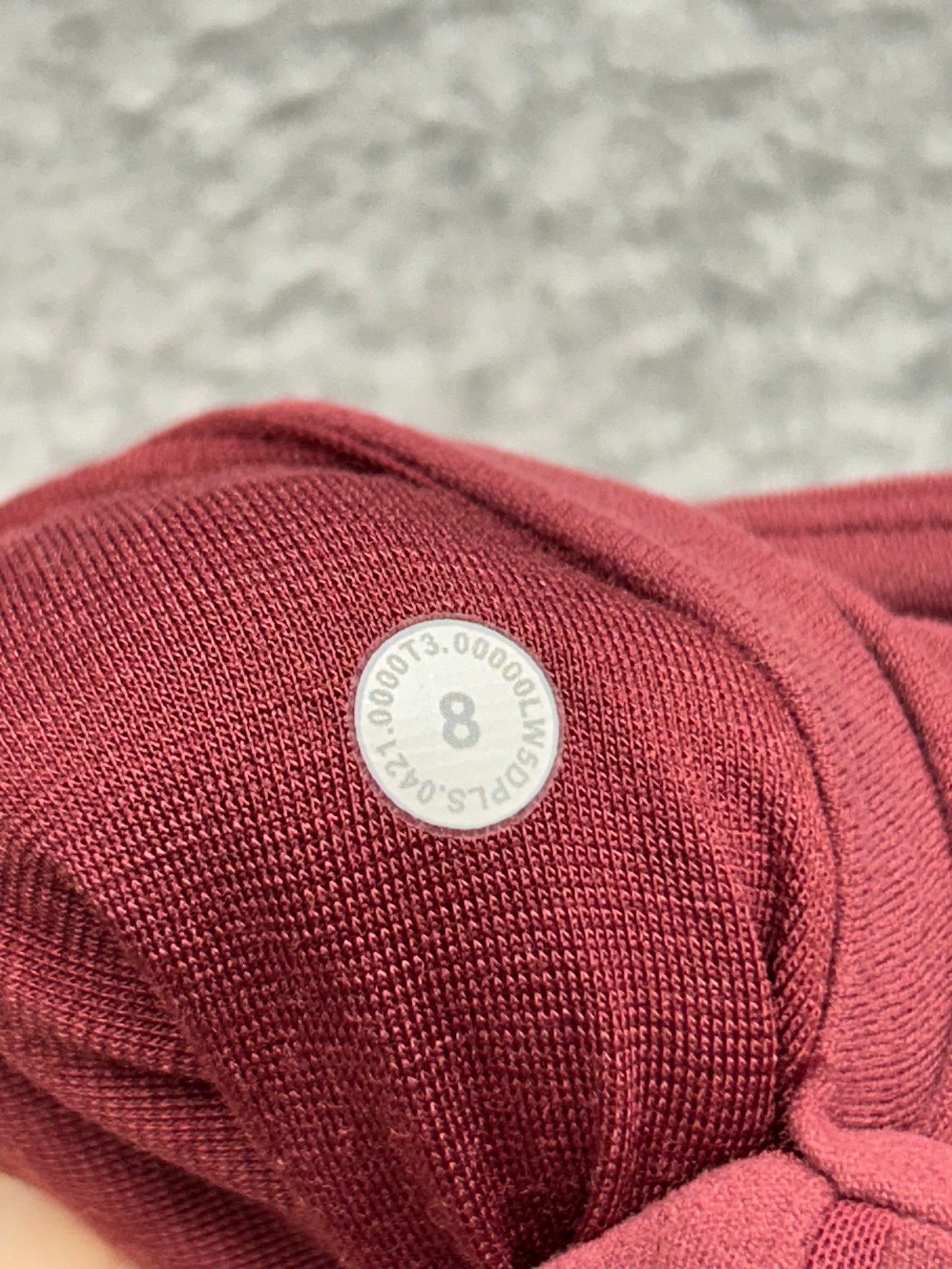 Lululemon Nulu Mesh Panels High-Rise Tight 25" Size 8 Mulled Wine