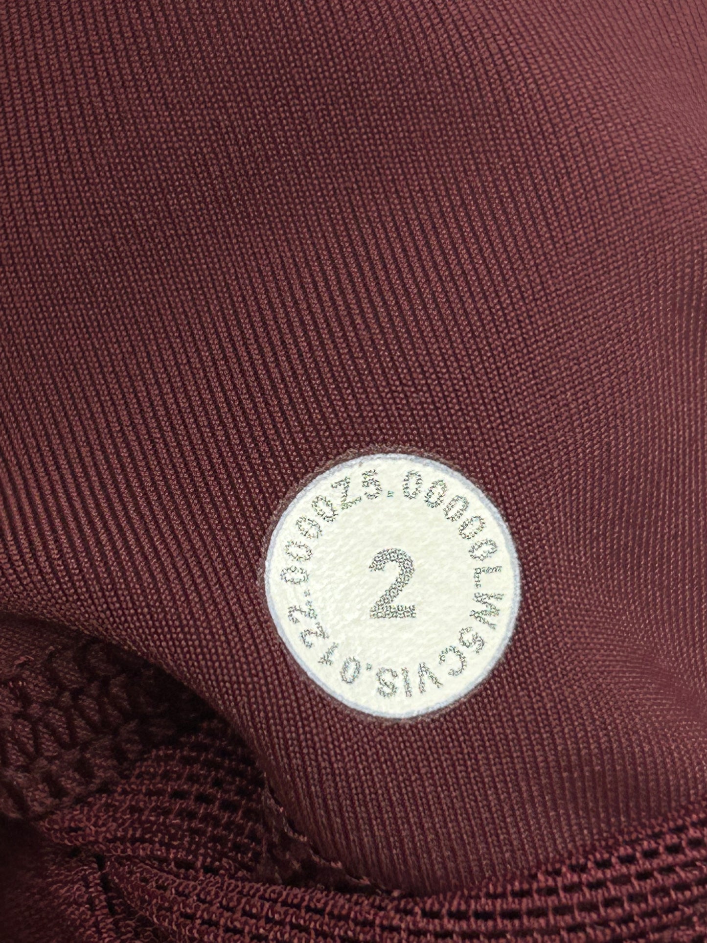 Lululemon Power Thru High-Rise Tight 25" Size 2 Red Merlot