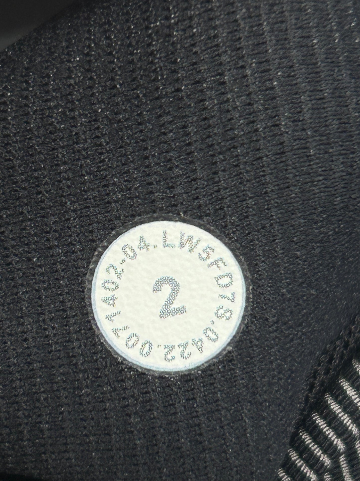 Lululemon Base Pace High-Rise Tight 25" Two-Tone Ribbed Size 2 Black / Gull Grey