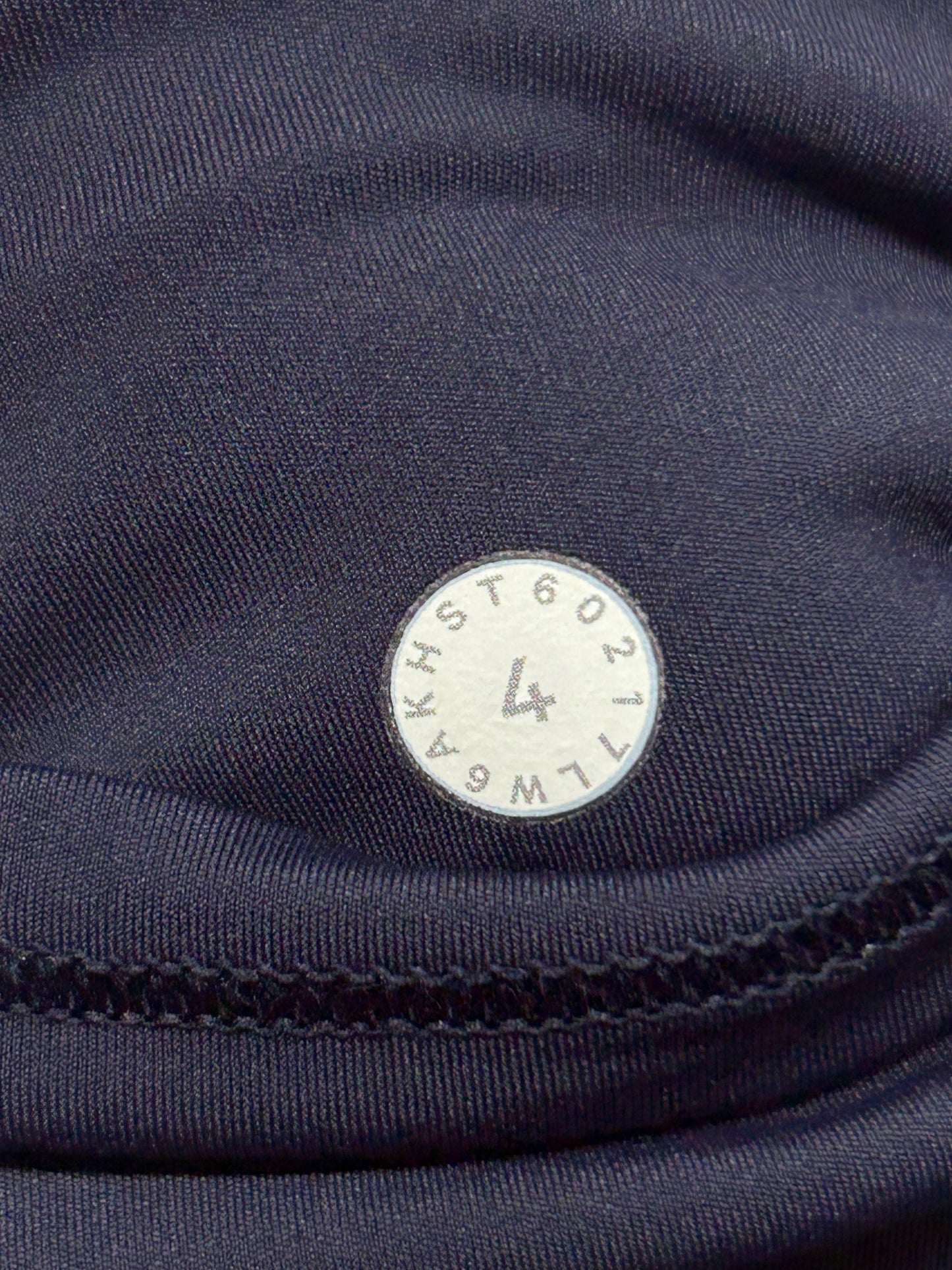 Lululemon Fast & Free Crop II 19" Size 4 True Navy