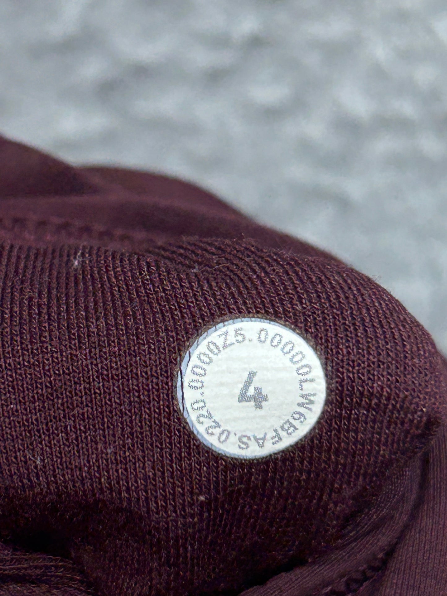 Lululemon Wunder Train High-Rise Crop 21" Size 4 Heathered Cassis