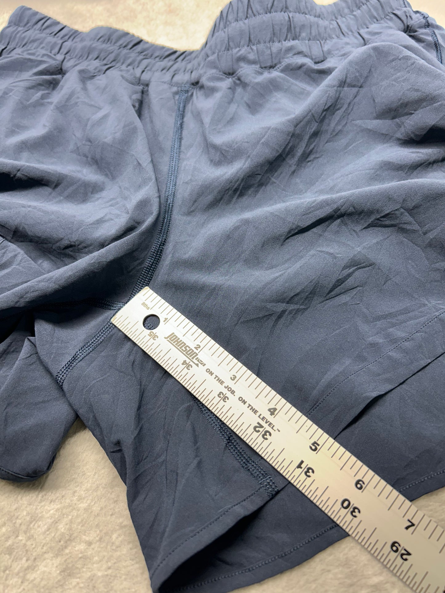 Lululemon Track That Short 5" Size 10 True Navy