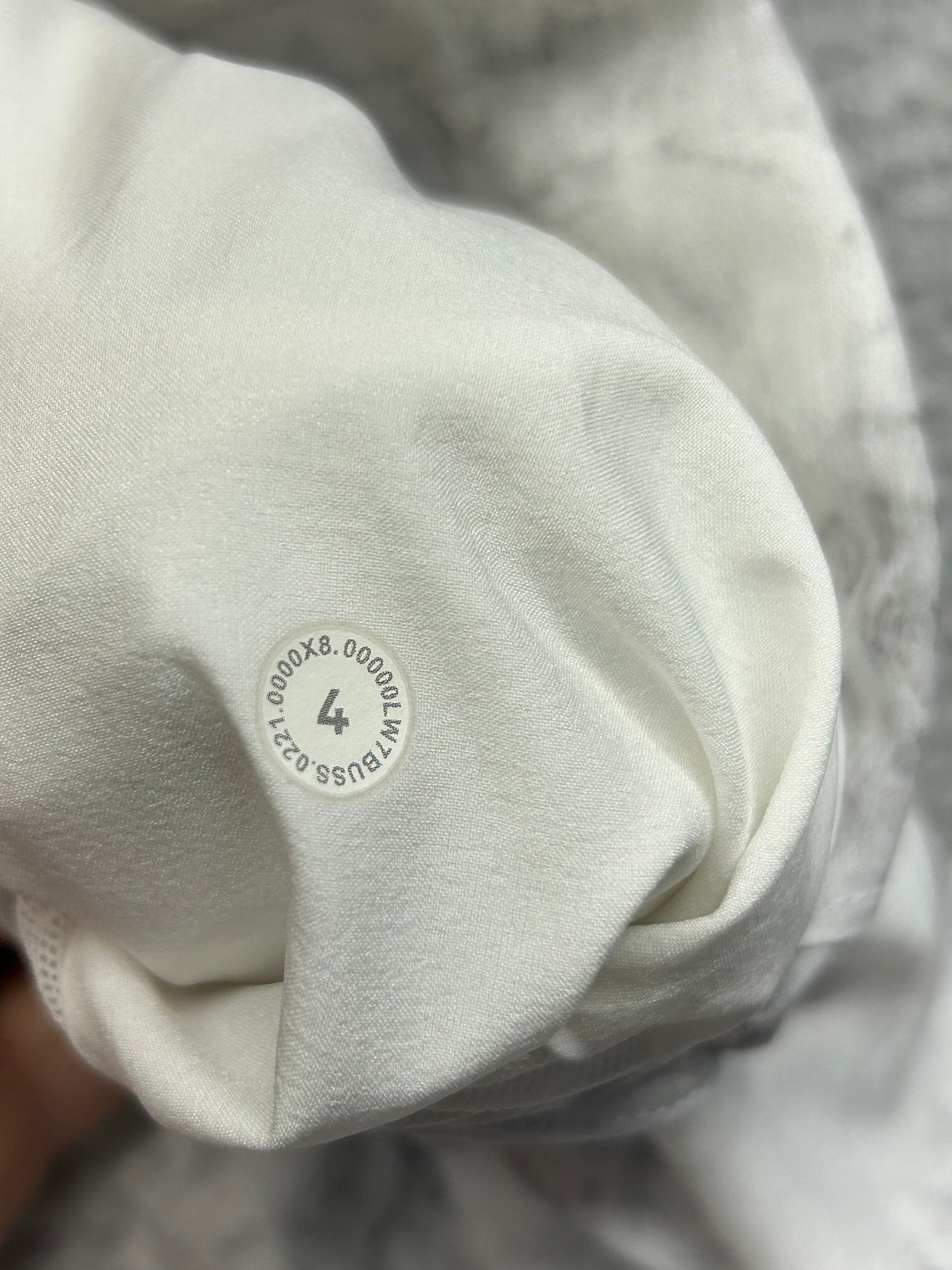 Lululemon Flat-Front Relaxed Short 4.5" Size 4 Aquila Rhino Grey Multi