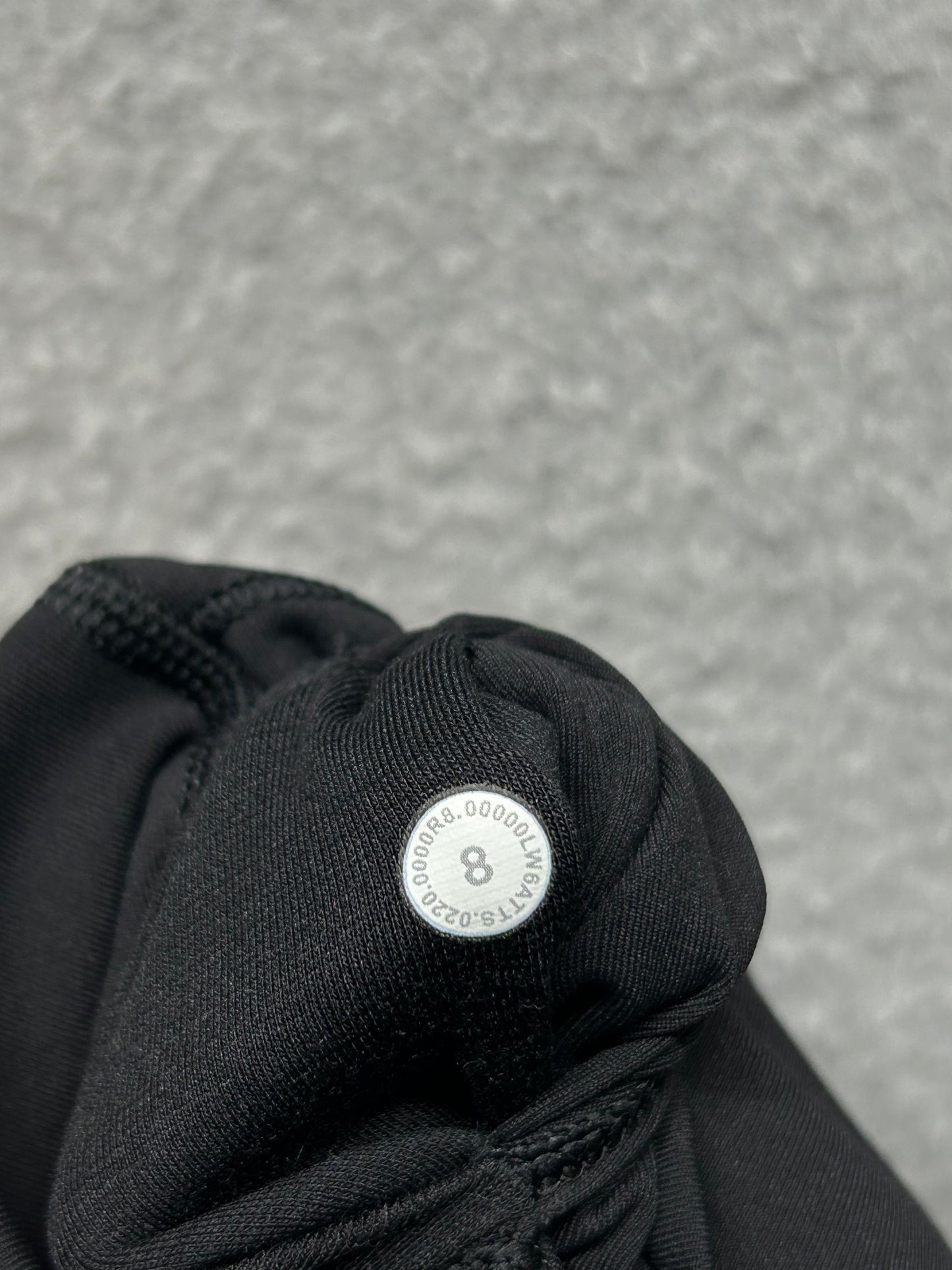 Lululemon Wunder Under Crop High-Rise Full-On Luxtreme 20" Size 8 Black
