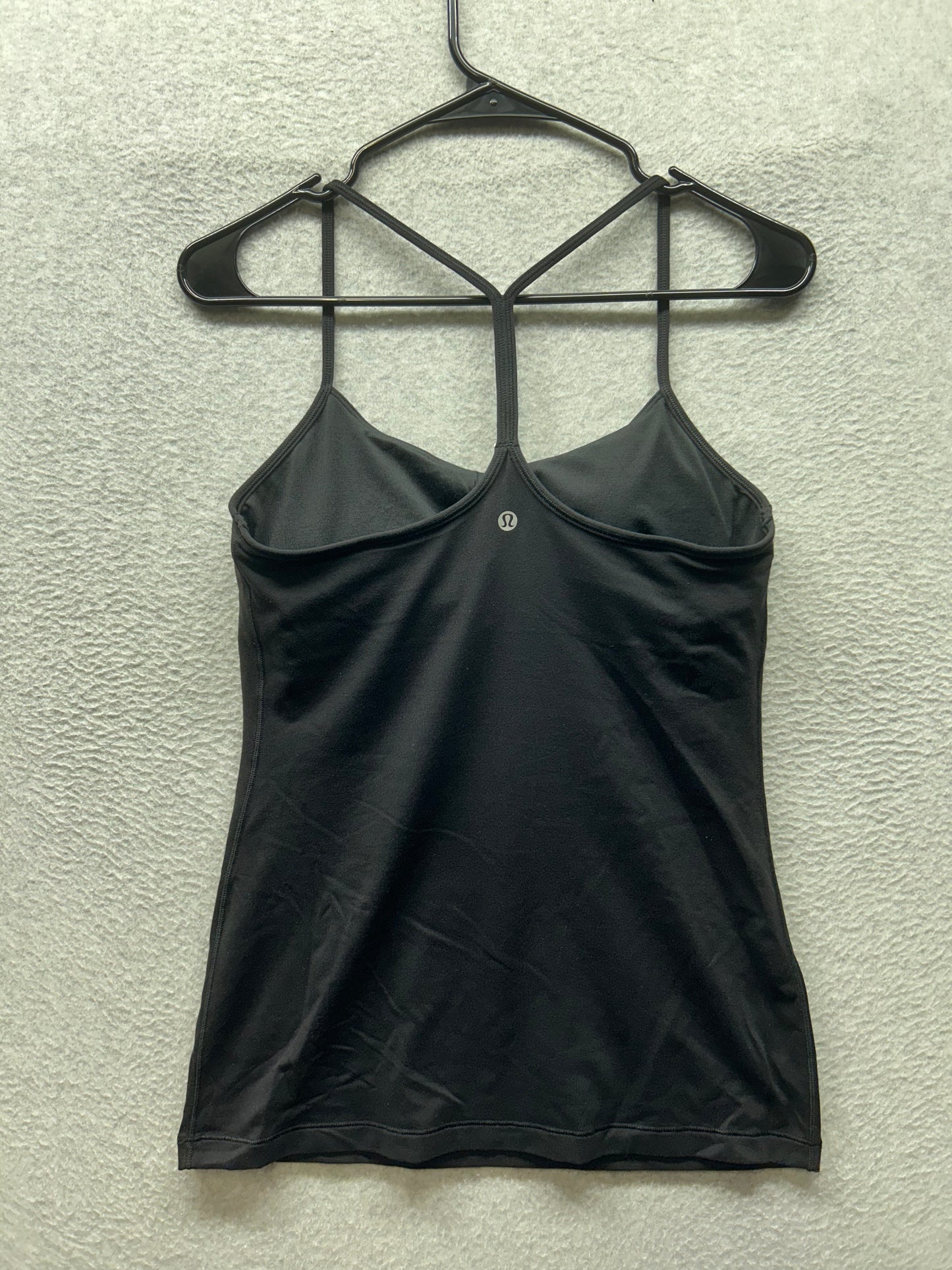 Lululemon Power Pose Tank Size 8 (Light Support For A/B Cup) Black