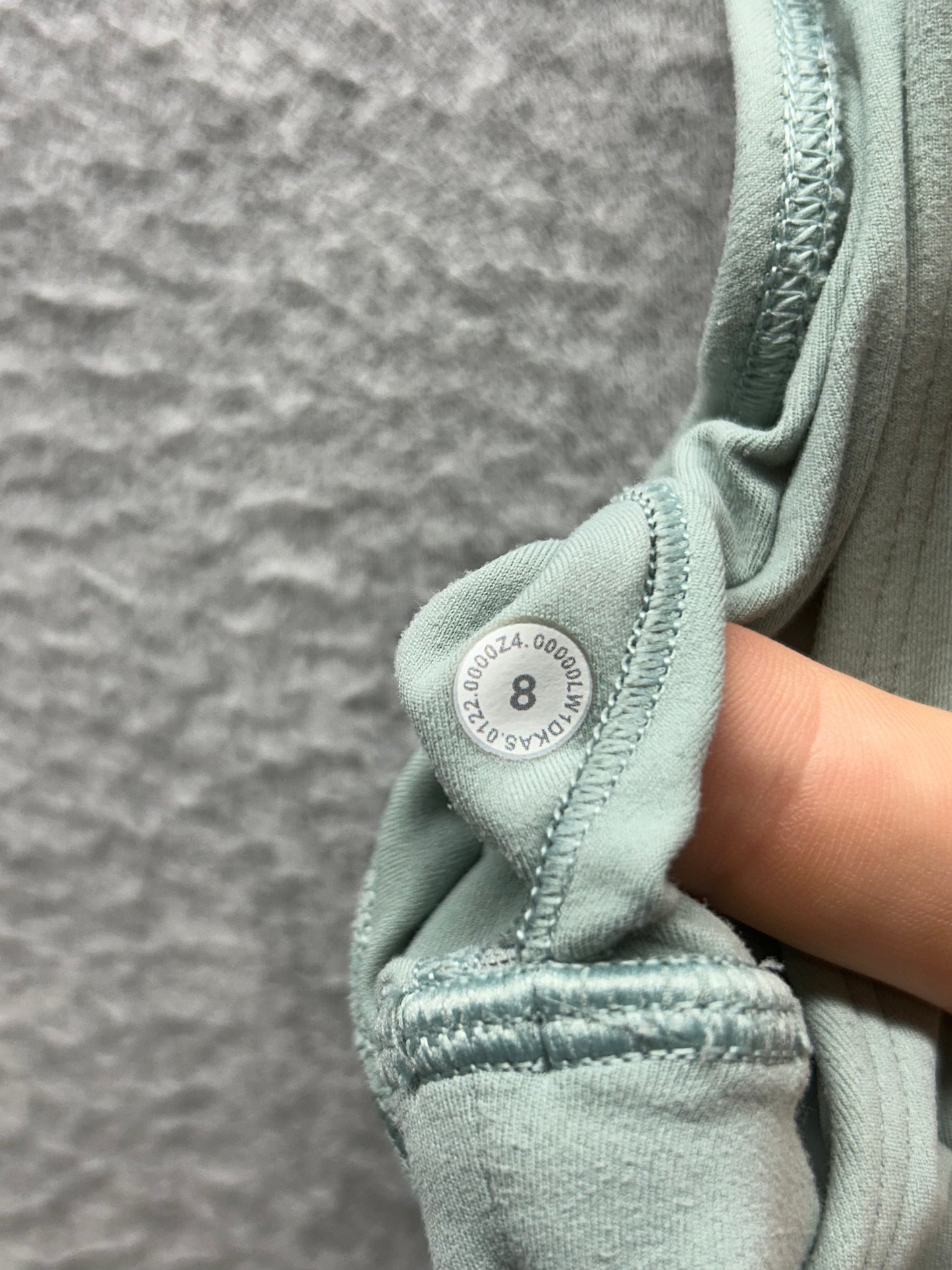 Lululemon Align Waist-Length Tank Top Size 8 Silver Blue