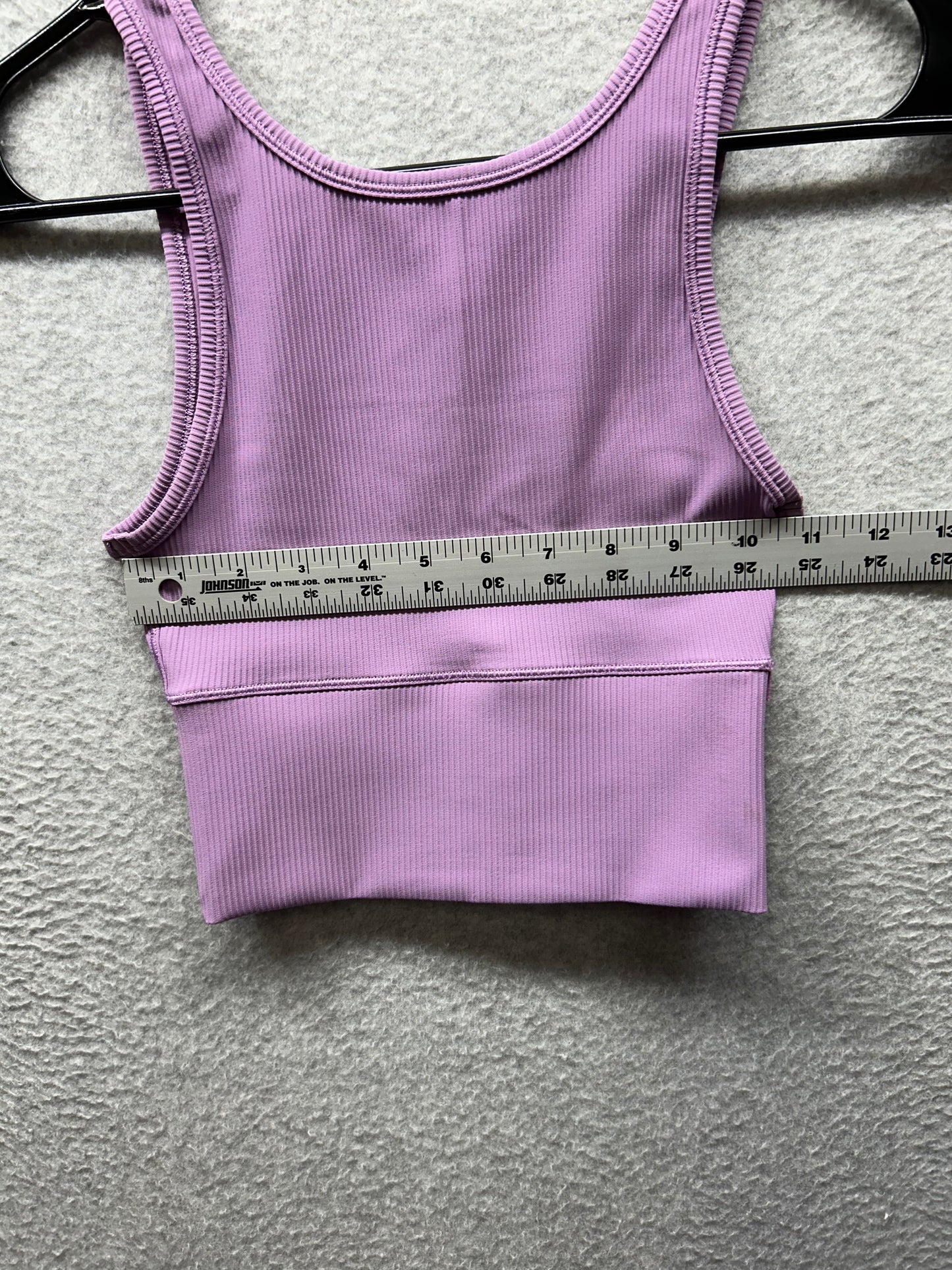 Lululemon Power Pivot Ribbed Tank Top Size 0/2 Pink Blossom