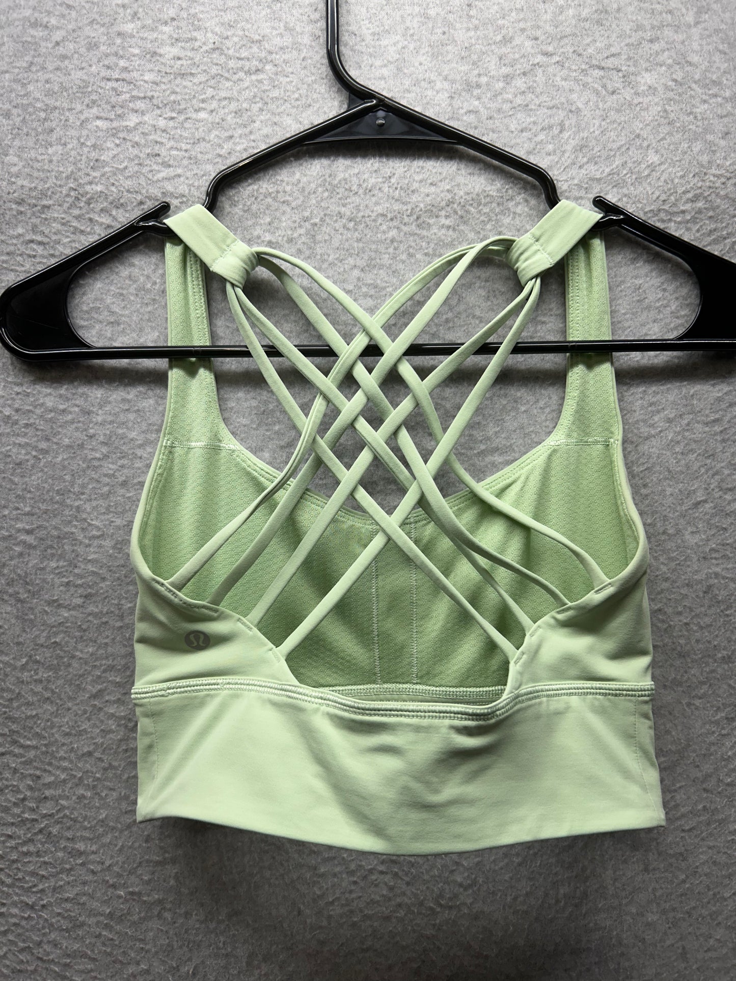 Lululemon Free to Be Longline Bra Wild Size 4 Creamy Mint