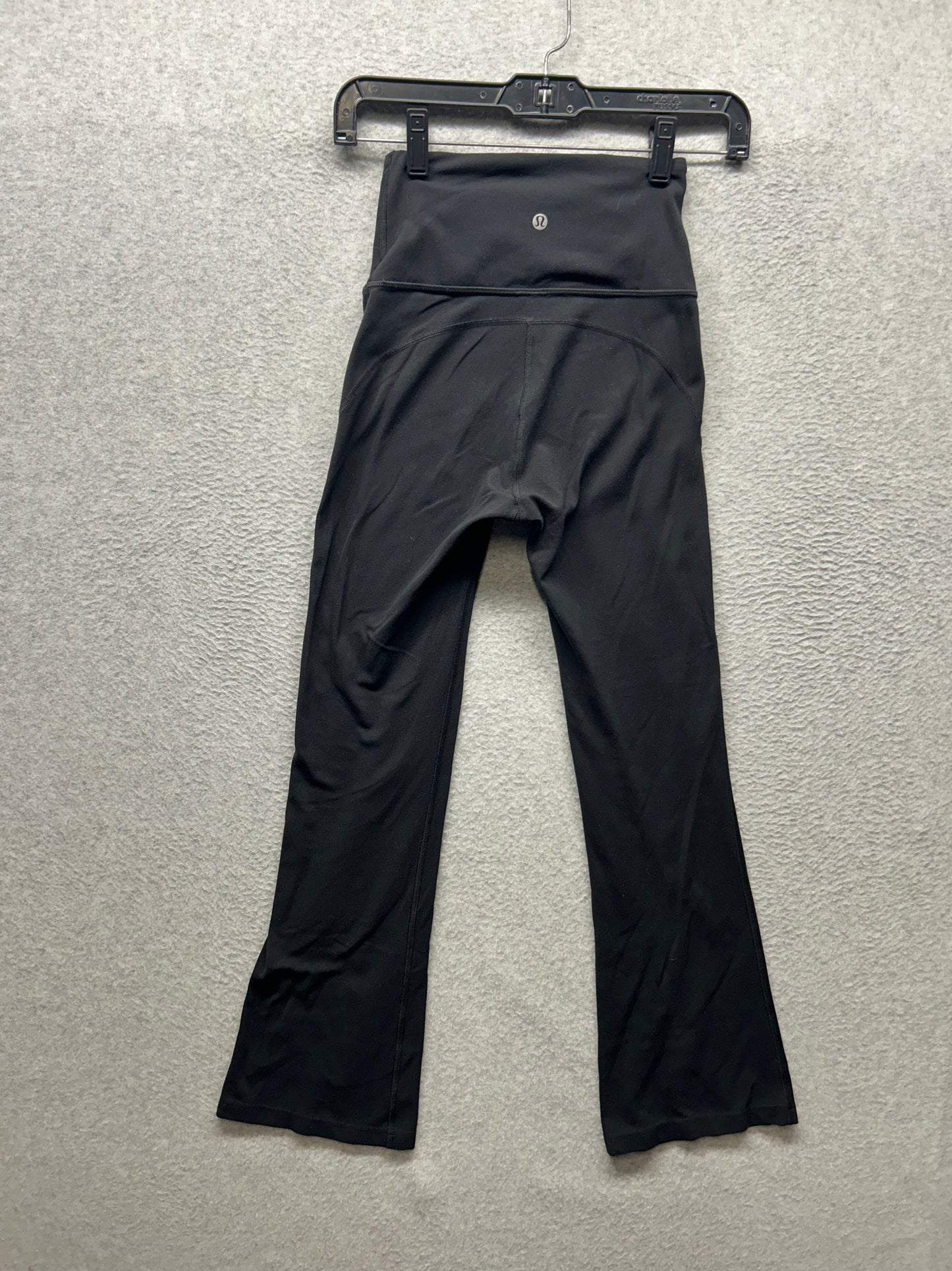 Lululemon Groove Super-High-Rise Flared Pant Nulu 27" Size 6 Black