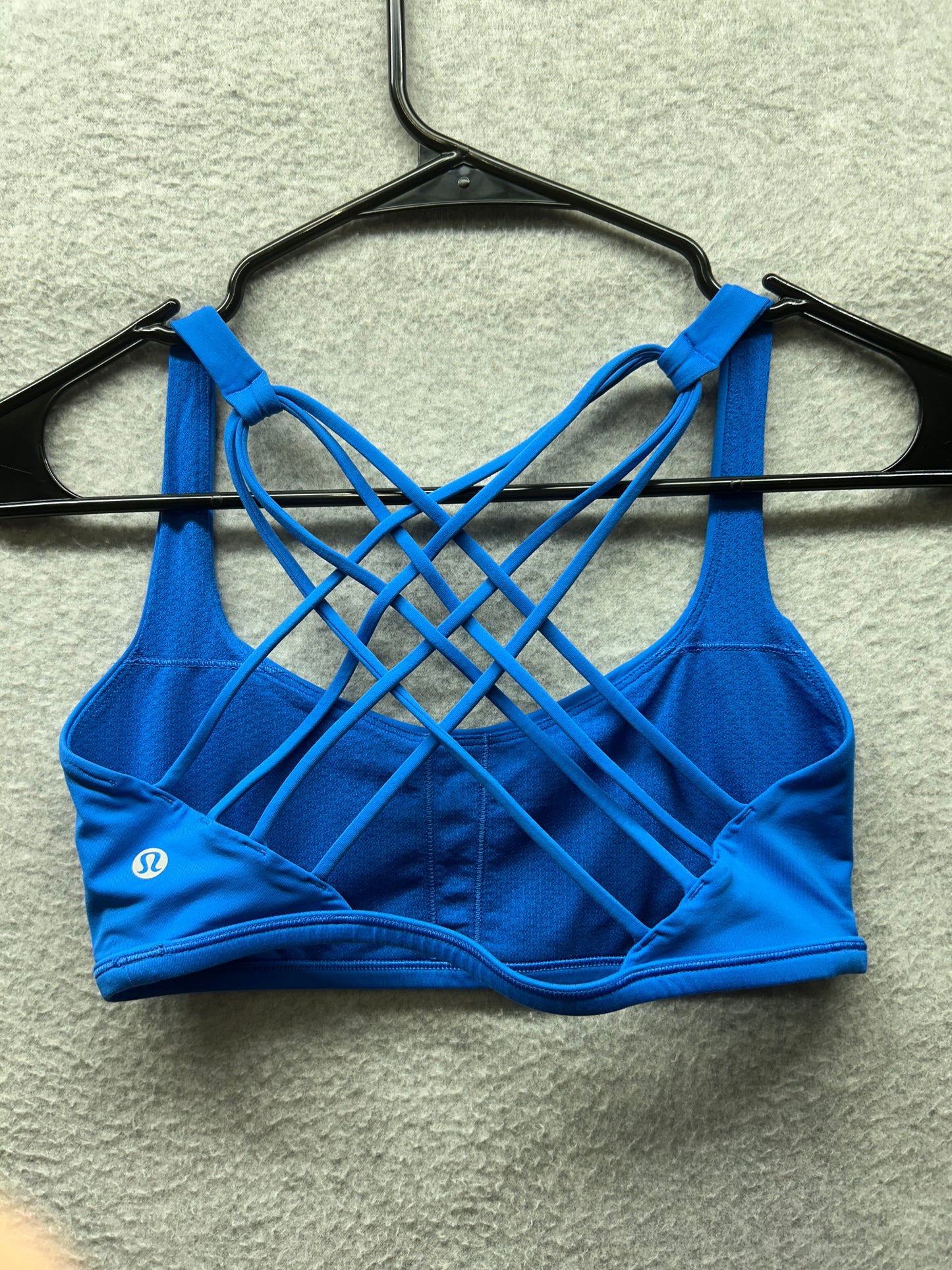 Lululemon Free to Be Bra Wild Size 6 Cerulean Blue