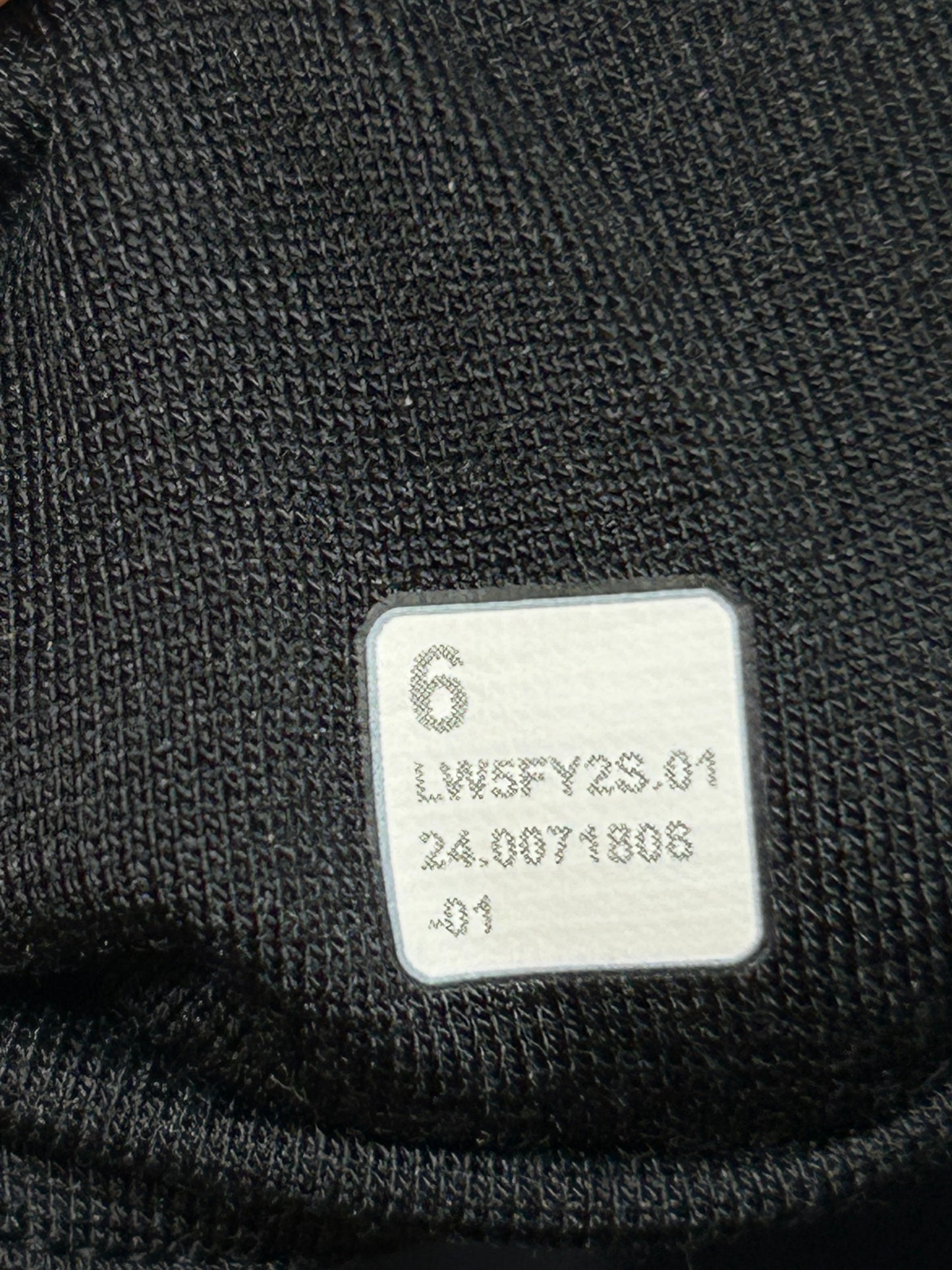 Lululemon Wunder Train High-Rise Ribbed Tight 25" Size 6 (Square) Black