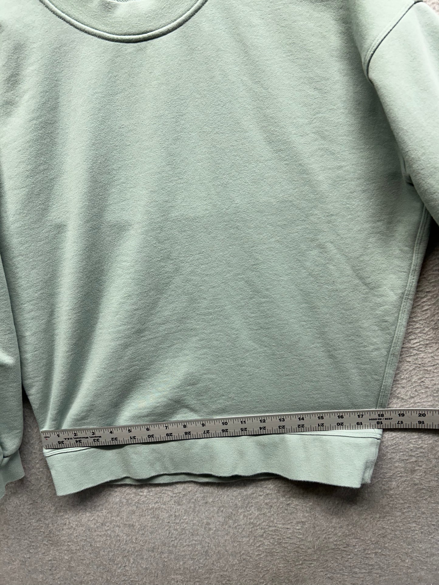 Lululemon Perfectly Oversized Crew Size 6/8 Tidewater Teal