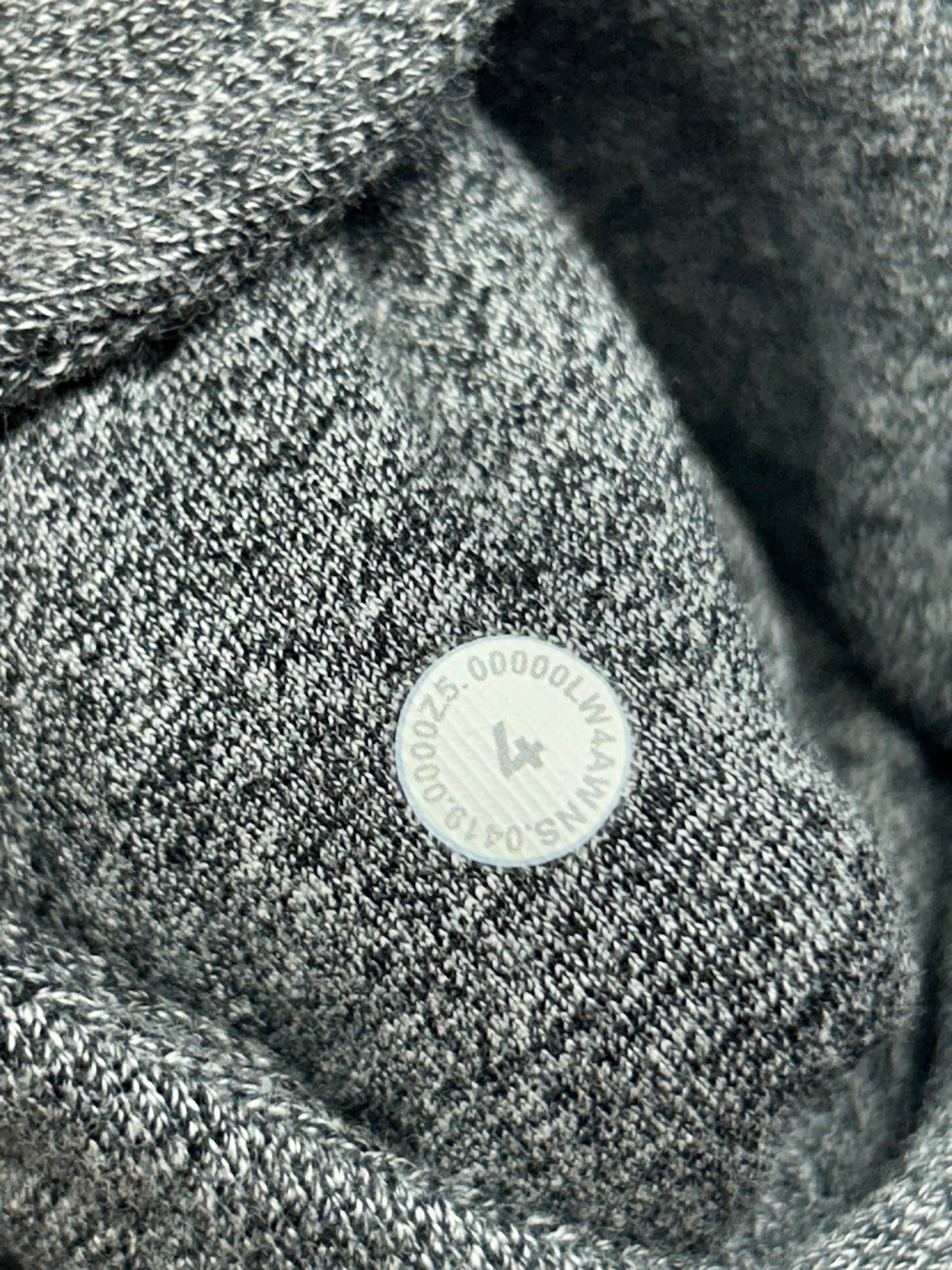 Lululemon Scuba Hoodie Size 4 Heathered Speckled Black