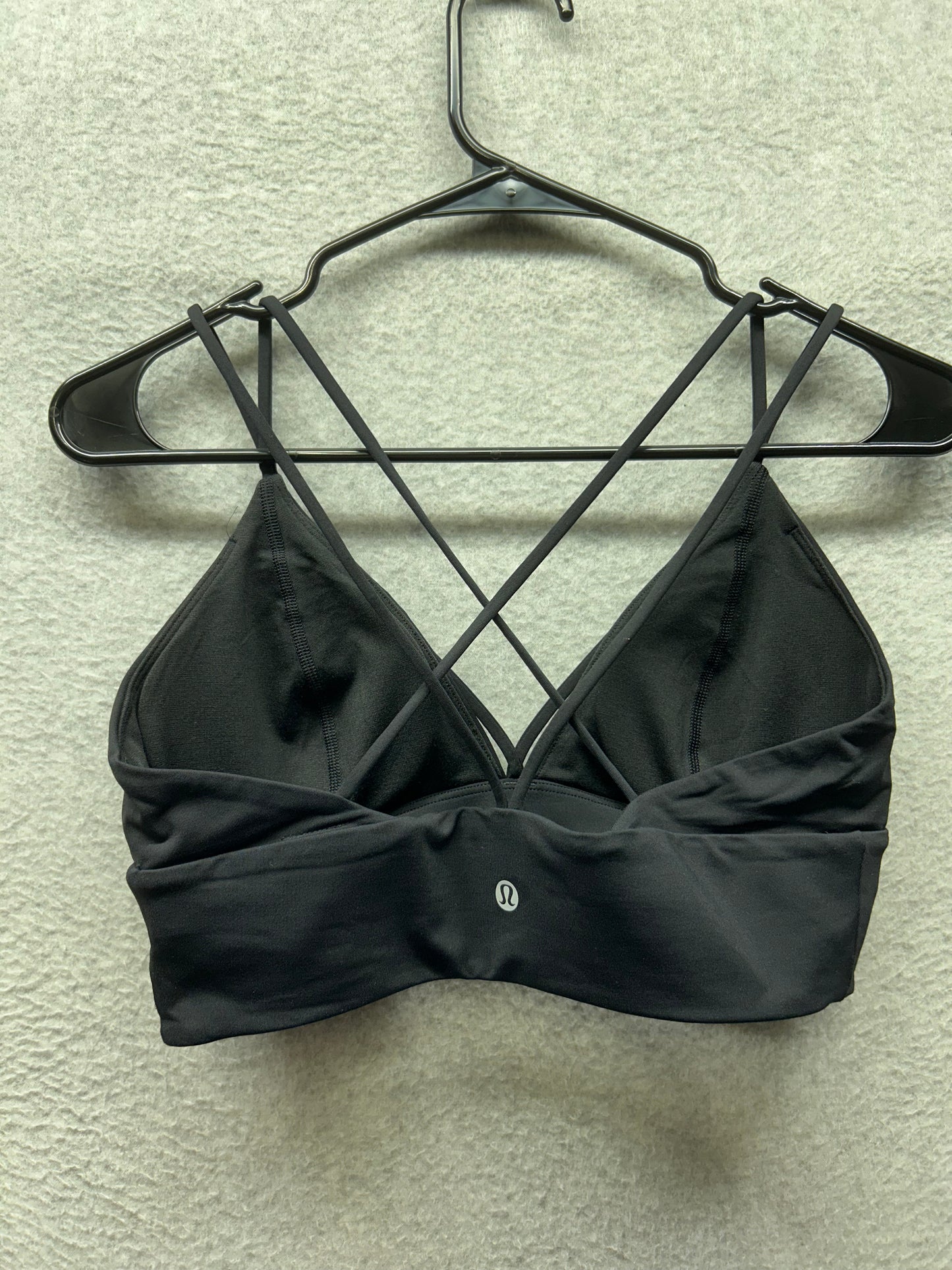 Lululemon Pushing Limits Bra Size 10 Black