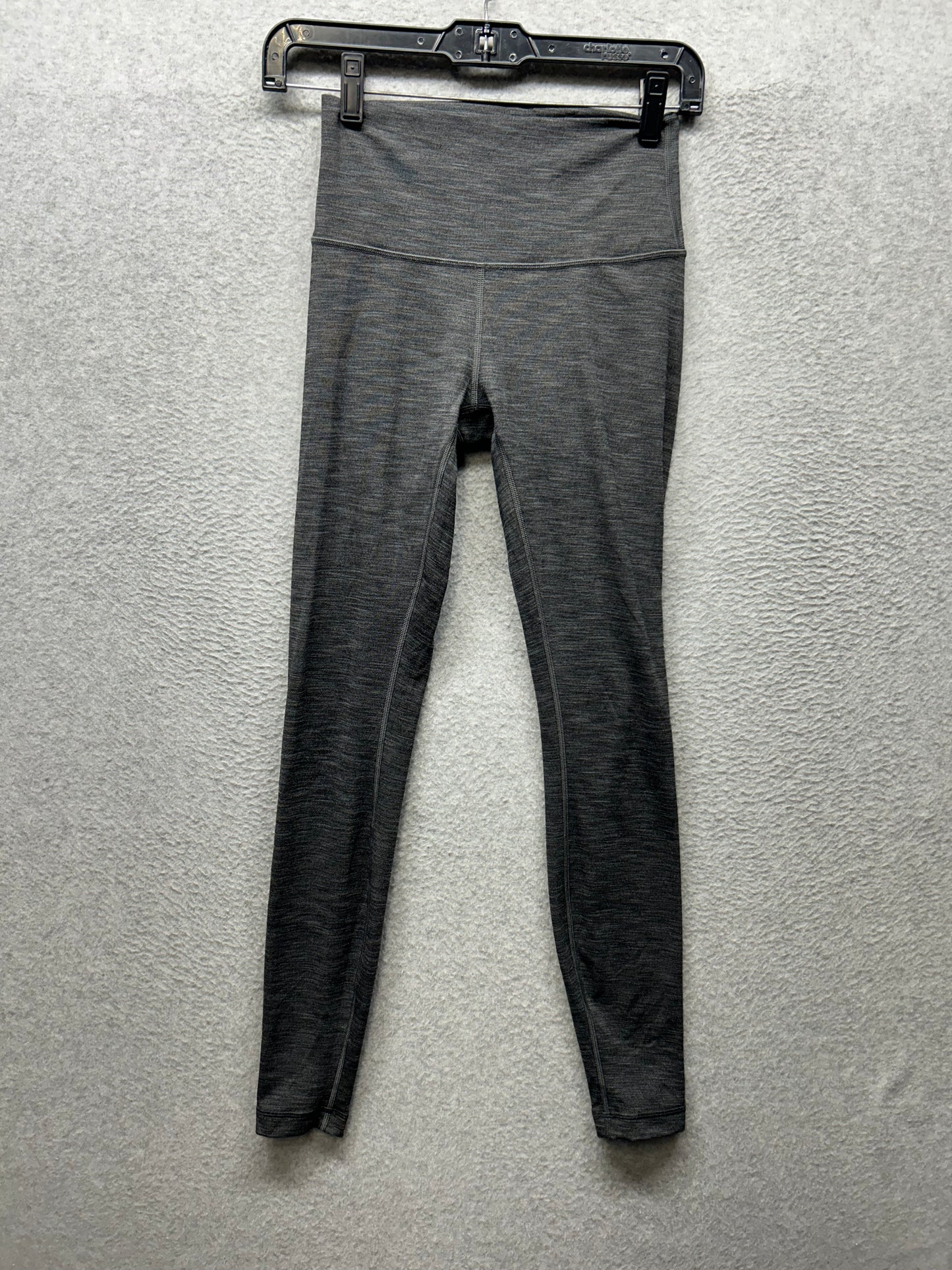 Lululemon Wunder Under High-Rise Tight 28" Brushed Full-On Luxtreme Size 4 Heathered Black